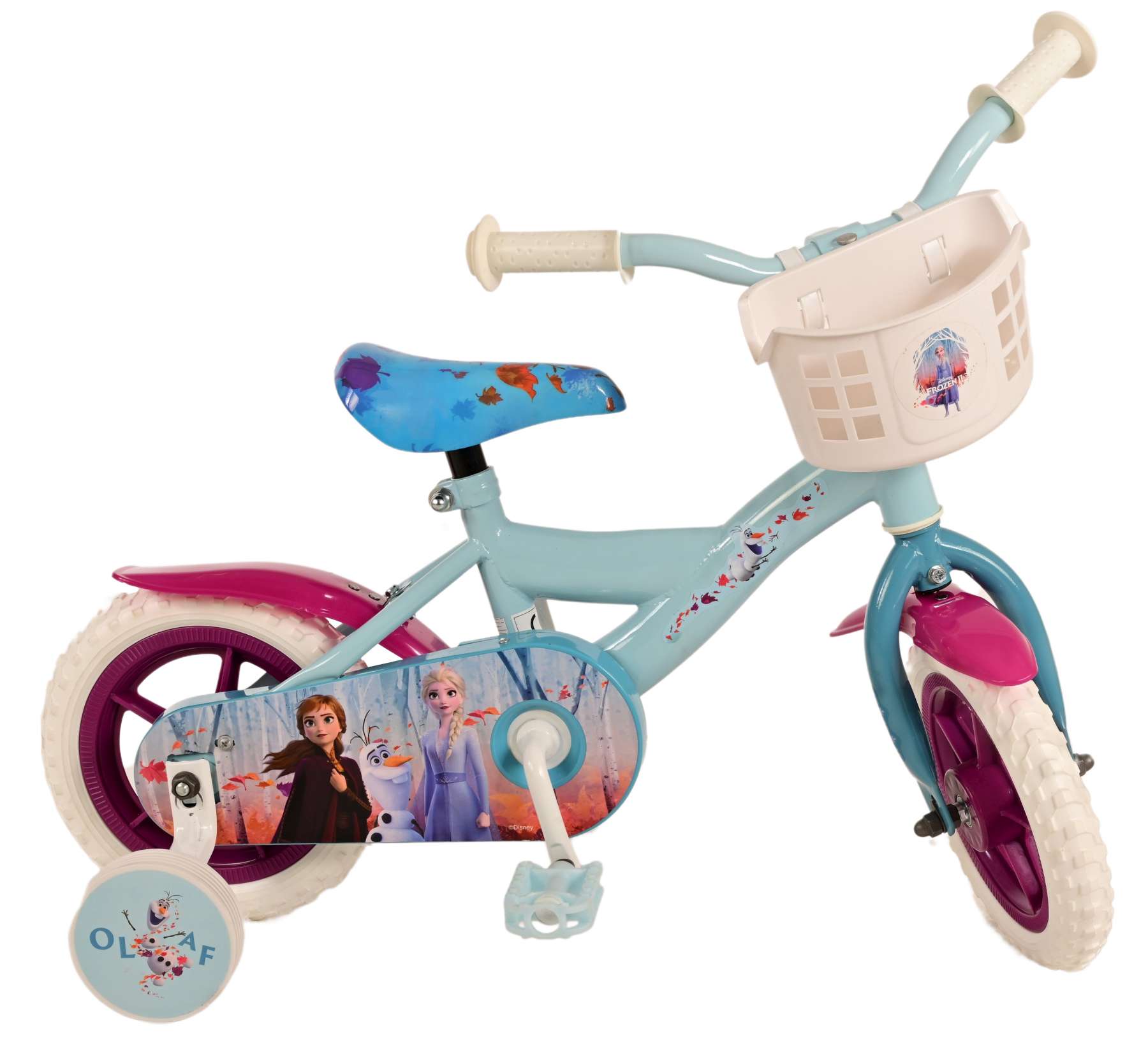 Disney Frozen 2 Kinderfiets - Meisjes - 10 inch - Blauw/Paars - Doortrapper 10 Disney Frozen 2 Kinderfiets - Meisjes - 10 inch - Blauw/Paars - Doortrapper - Afbeelding 10