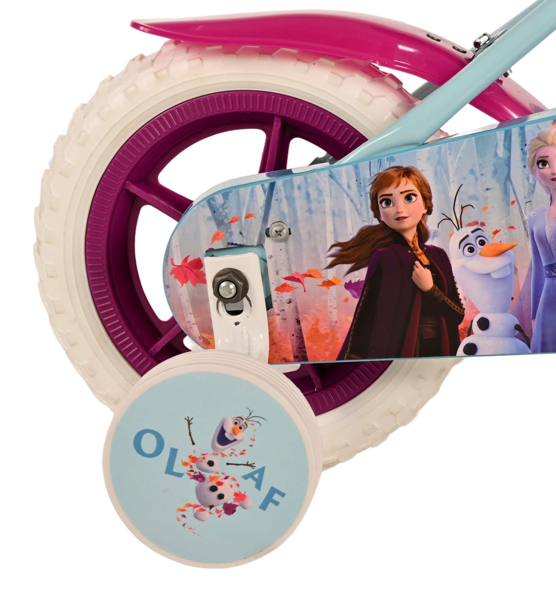 Disney Frozen 2 Kinderfiets - Meisjes - 10 inch - Blauw/Paars - Doortrapper 8 Disney Frozen 2 Kinderfiets - Meisjes - 10 inch - Blauw/Paars - Doortrapper - Afbeelding 8