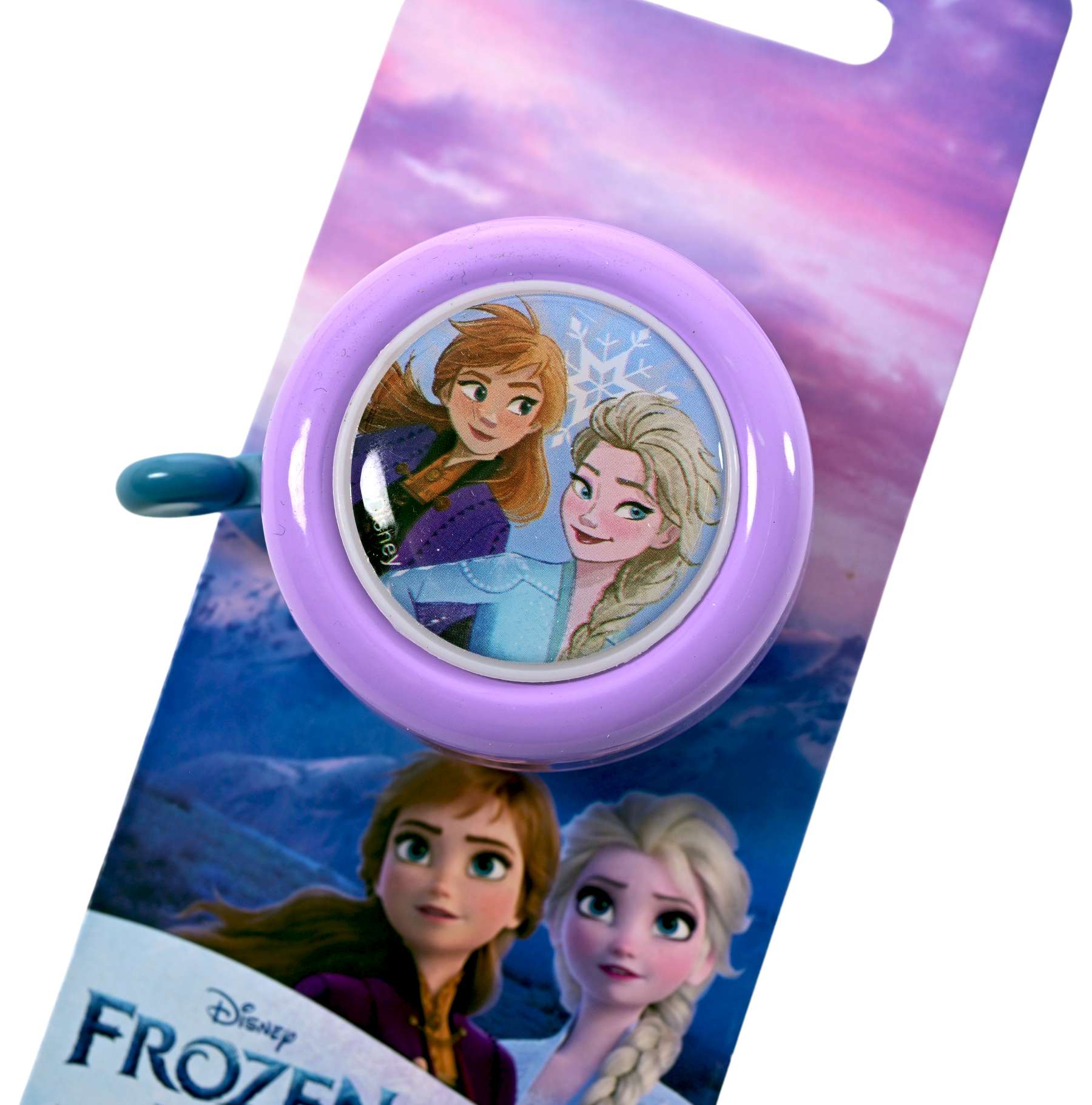 Disney Frozen 2 Fietsbel - Meisjes - Blauw Paars 2 Disney Frozen 2 Fietsbel - Meisjes - Blauw Paars - Afbeelding 2