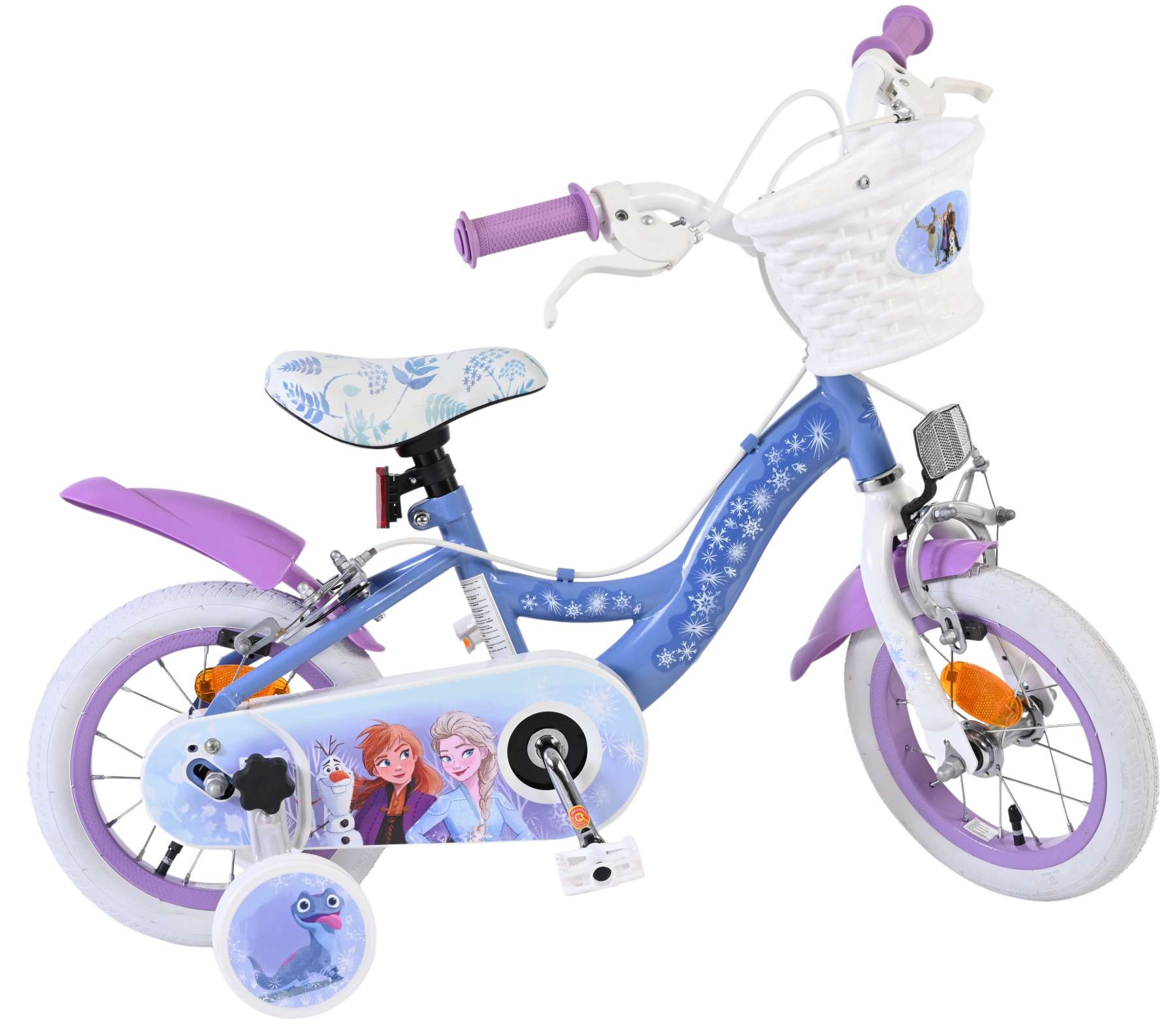 Disney Frozen 2 Kinderfiets - Meisjes - 12 inch - Blauw/Paars - Twee handremmen 10 Disney Frozen 2 Kinderfiets - Meisjes - 12 inch - Blauw/Paars - Twee handremmen - Afbeelding 10