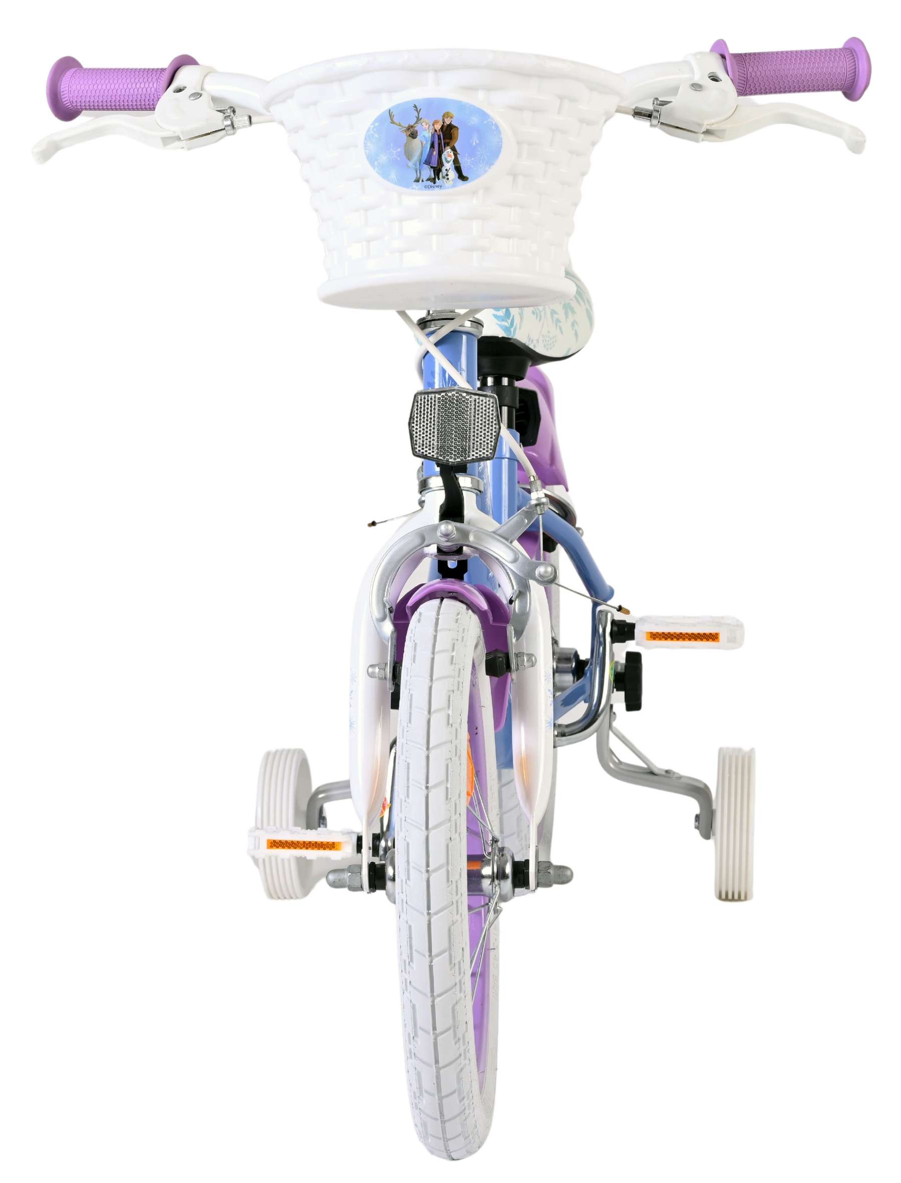Disney Frozen 2 Kinderfiets - Meisjes - 14 inch - Blauw/Paars - Twee handremmen 6 Disney Frozen 2 Kinderfiets - Meisjes - 14 inch - Blauw/Paars - Twee handremmen - Afbeelding 6