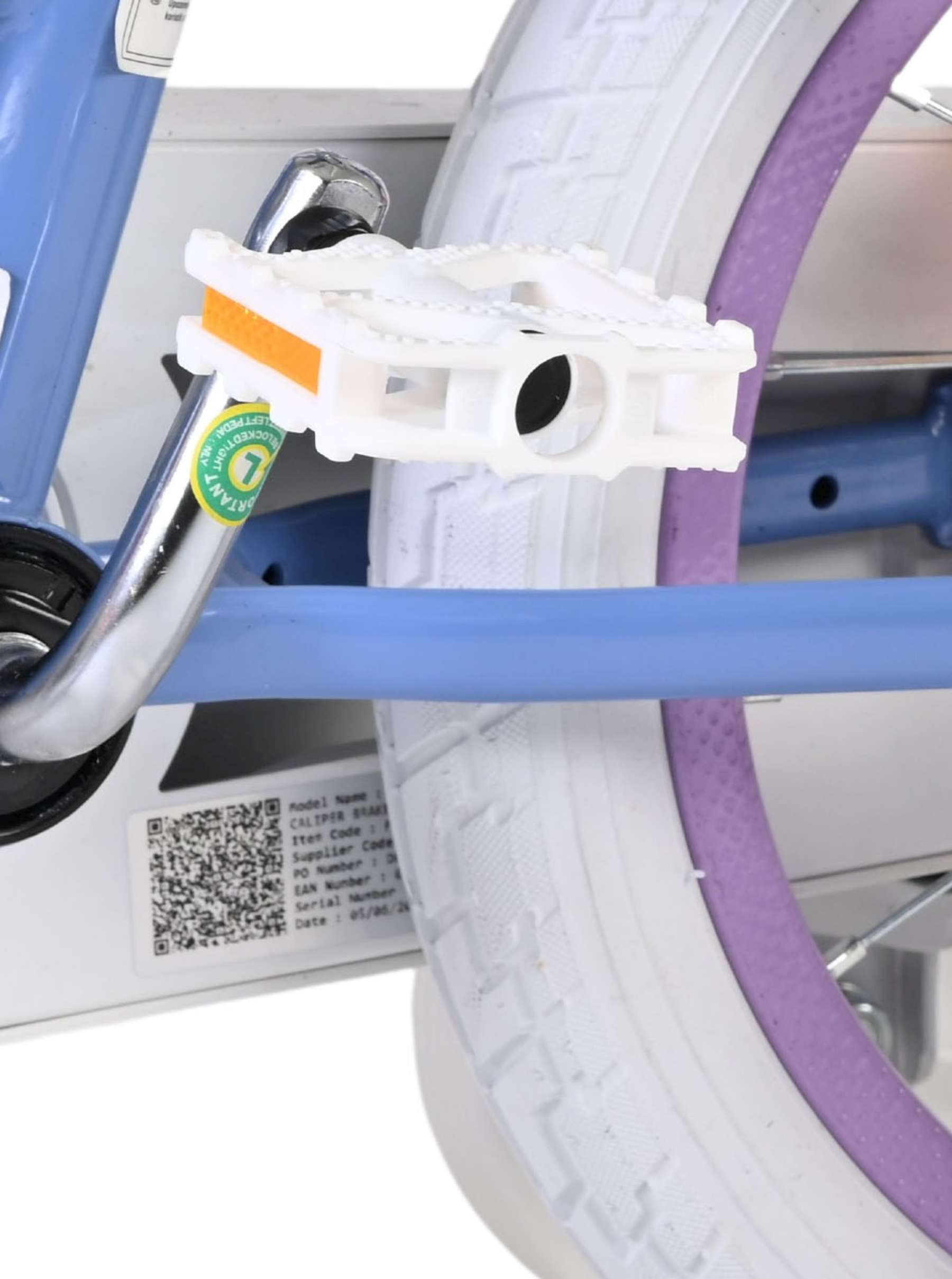 Disney Frozen 2 Kinderfiets - Meisjes - 14 inch - Blauw/Paars - Twee handremmen 9 Disney Frozen 2 Kinderfiets - Meisjes - 14 inch - Blauw/Paars - Twee handremmen - Afbeelding 9