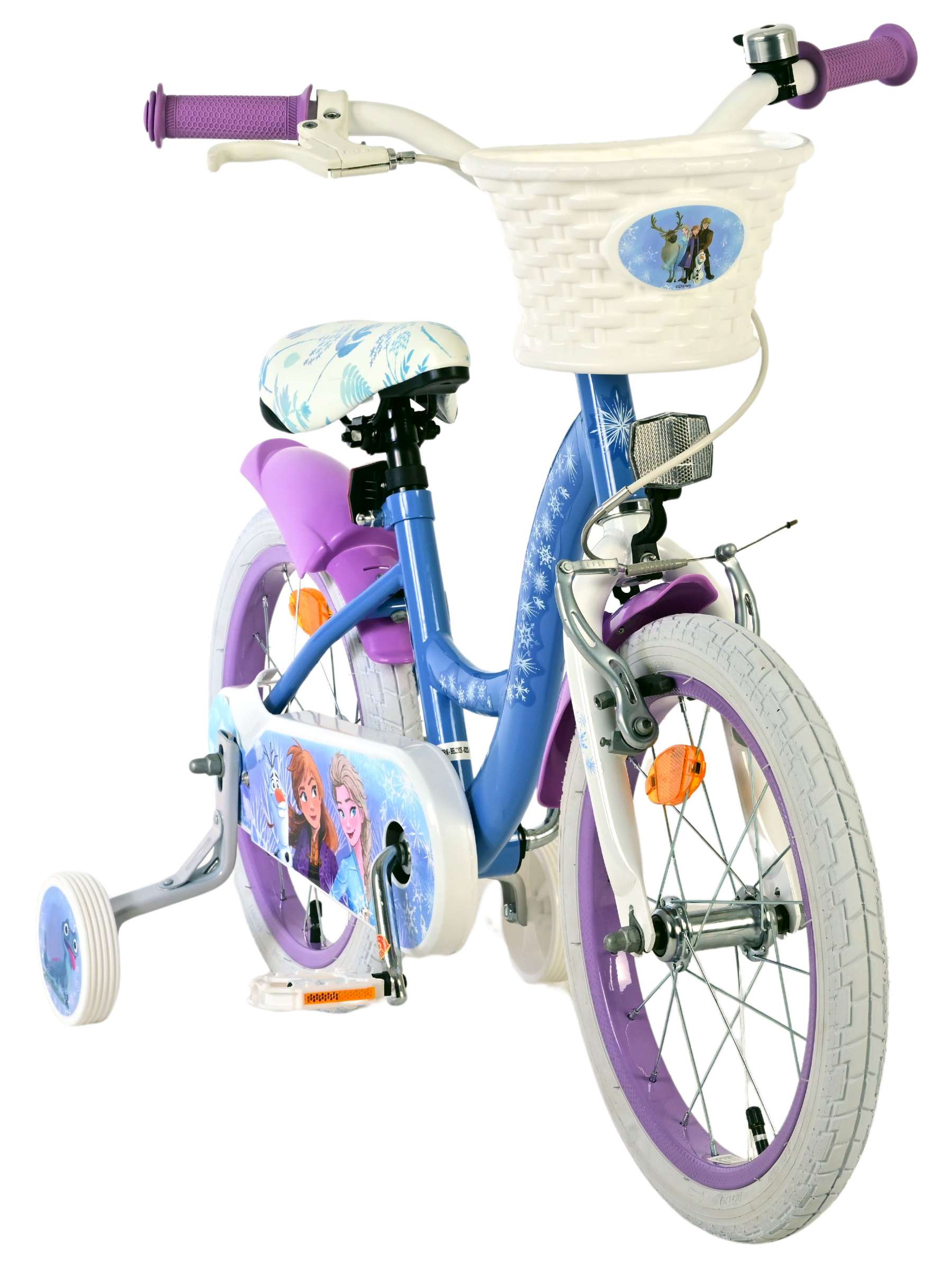Disney Frozen 2 Kinderfiets - Meisjes - 16 inch - Blauw/Paars 5 Disney Frozen 2 Kinderfiets - Meisjes - 16 inch - Blauw/Paars - Afbeelding 5