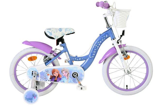 Disney Frozen 2 Kinderfiets - Meisjes - 16 inch - Blauw/Paars - Twee handremmen 1 Disney Frozen 2 Kinderfiets - Meisjes - 16 inch - Blauw/Paars - Twee handremmen