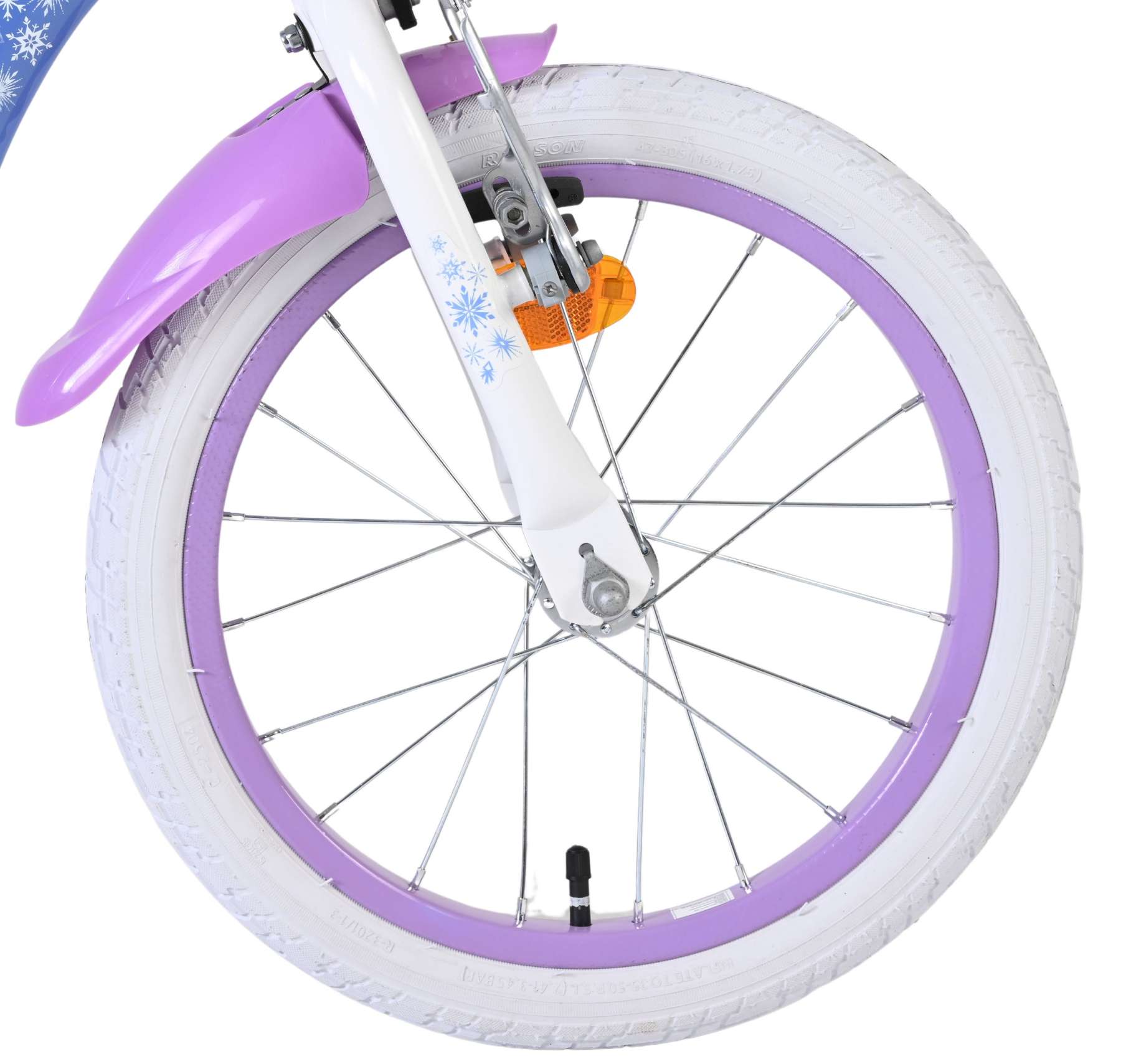 Disney Frozen 2 Kinderfiets - Meisjes - 16 inch - Blauw/Paars - Twee handremmen 3 Disney Frozen 2 Kinderfiets - Meisjes - 16 inch - Blauw/Paars - Twee handremmen - Afbeelding 3