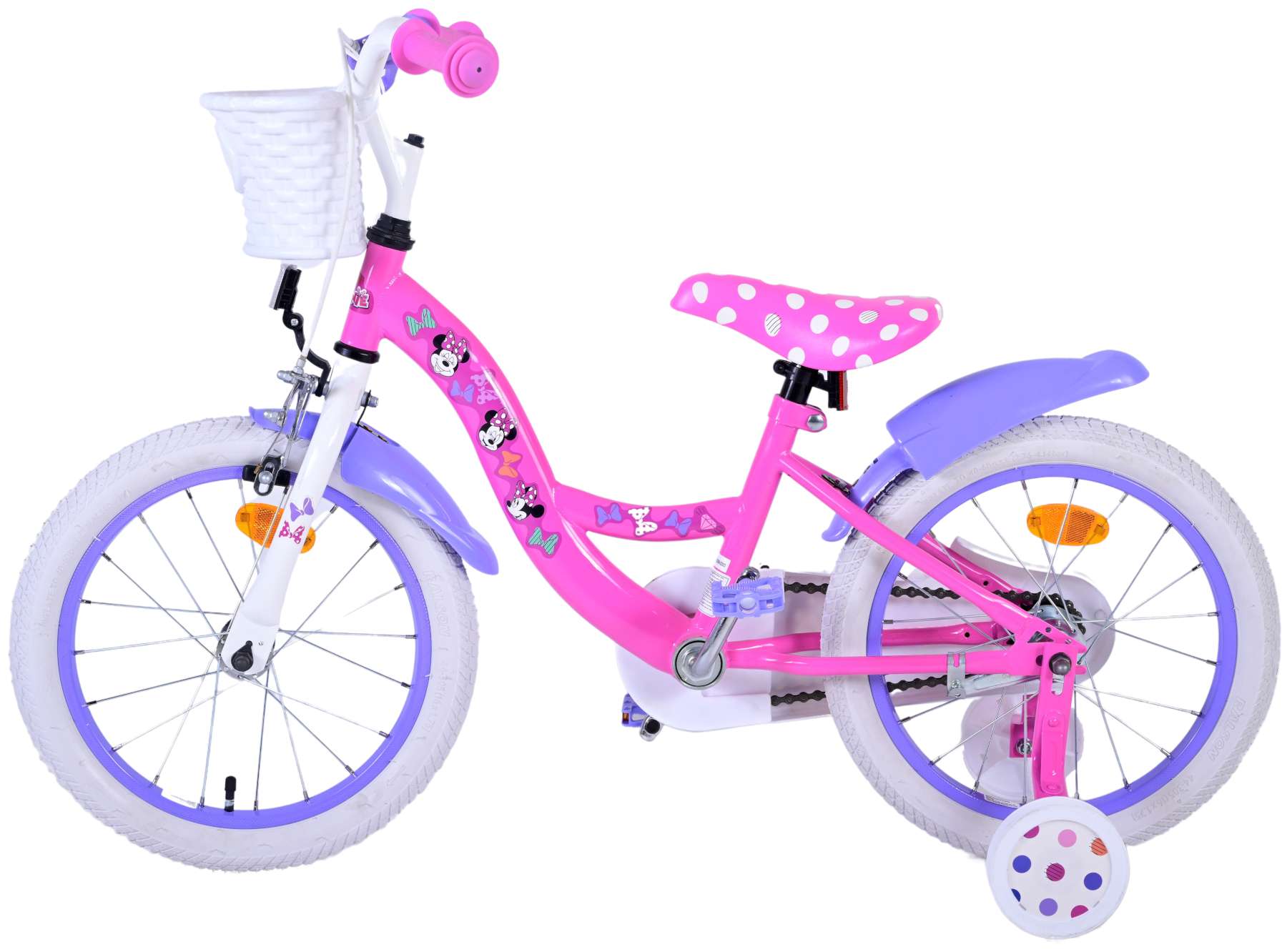 Disney Minnie Cutest Ever! Kinderfiets - Meisjes - 16 inch - Roze 13 Disney Minnie Cutest Ever! Kinderfiets - Meisjes - 16 inch - Roze - Afbeelding 13