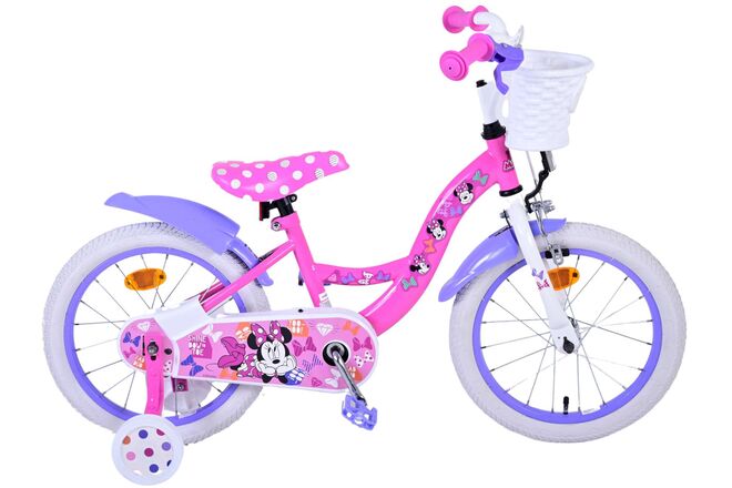 Disney Minnie Cutest Ever! Kinderfiets - Meisjes - 16 inch - Roze 1 Disney Minnie Cutest Ever! Kinderfiets - Meisjes - 16 inch - Roze