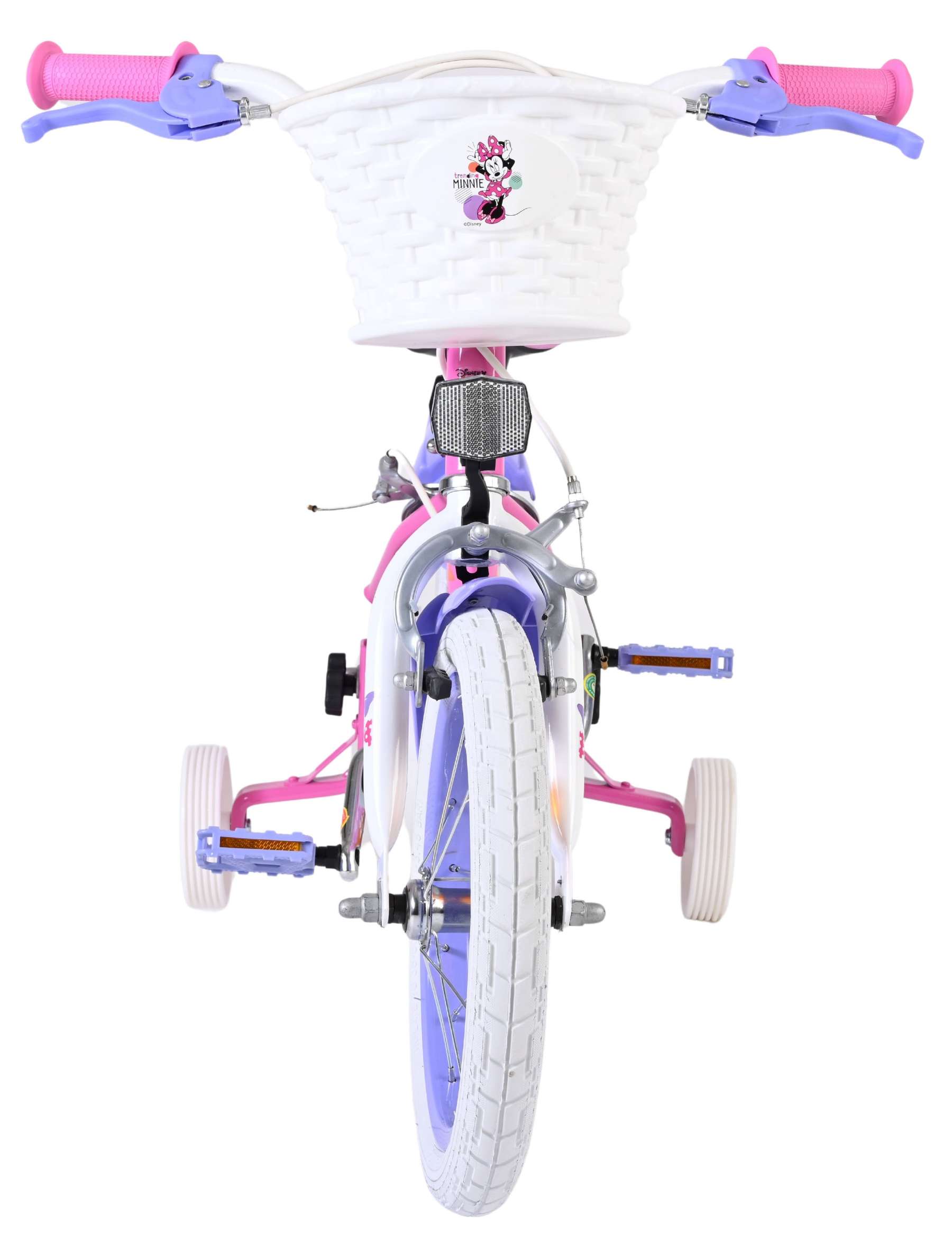 Disney Minnie Kinderfiets - Meisjes - 14 inch - Roze - Twee handremmen 5 Disney Minnie Kinderfiets - Meisjes - 14 inch - Roze - Twee handremmen - Afbeelding 5