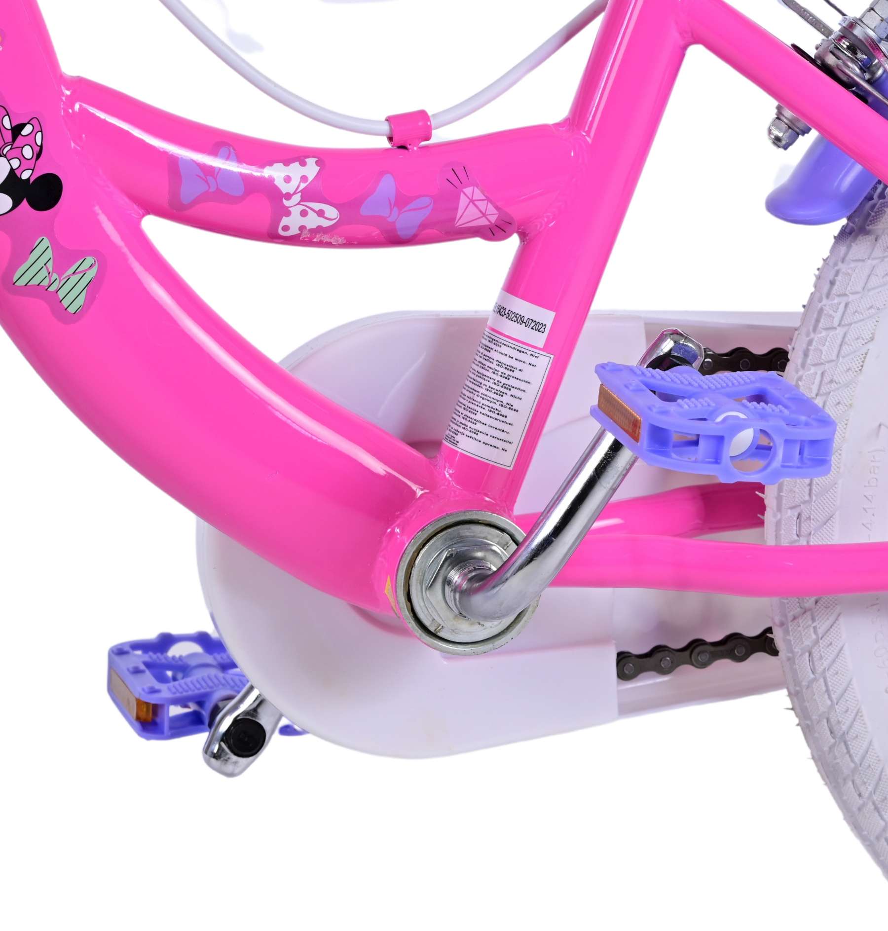 Disney Minnie Kinderfiets - Meisjes - 16 inch - Roze - Twee handremmen 2 Disney Minnie Kinderfiets - Meisjes - 16 inch - Roze - Twee handremmen - Afbeelding 2