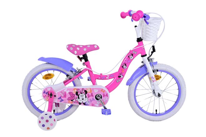 Disney Minnie Kinderfiets - Meisjes - 16 inch - Roze - Twee handremmen 1 Disney Minnie Kinderfiets - Meisjes - 16 inch - Roze - Twee handremmen
