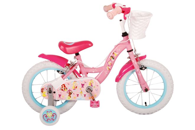 Disney Princess Kinderfiets - Meisjes - 14 inch - Roze 1 Disney Princess Kinderfiets - Meisjes - 14 inch - Roze