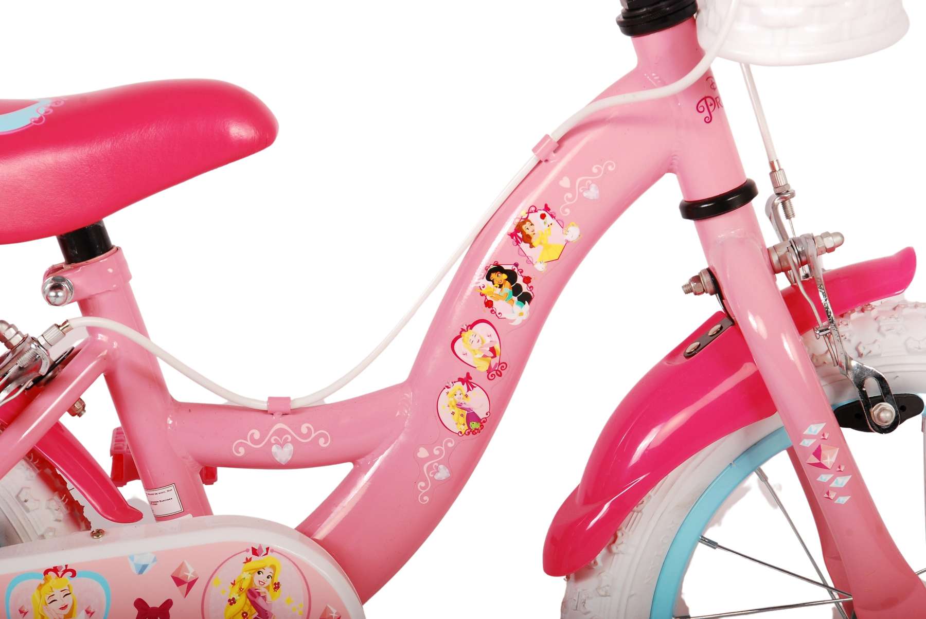 Disney Princess Kinderfiets - Meisjes - 14 inch - Roze 7 Disney Princess Kinderfiets - Meisjes - 14 inch - Roze - Afbeelding 7