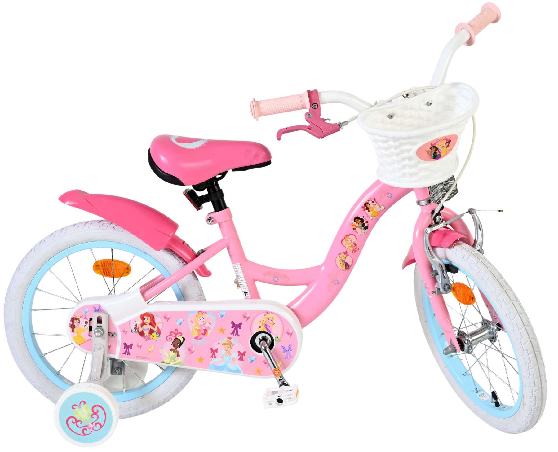 Disney Princess Kinderfiets - Meisjes - 16 inch - Roze 10 Disney Princess Kinderfiets - Meisjes - 16 inch - Roze - Afbeelding 10