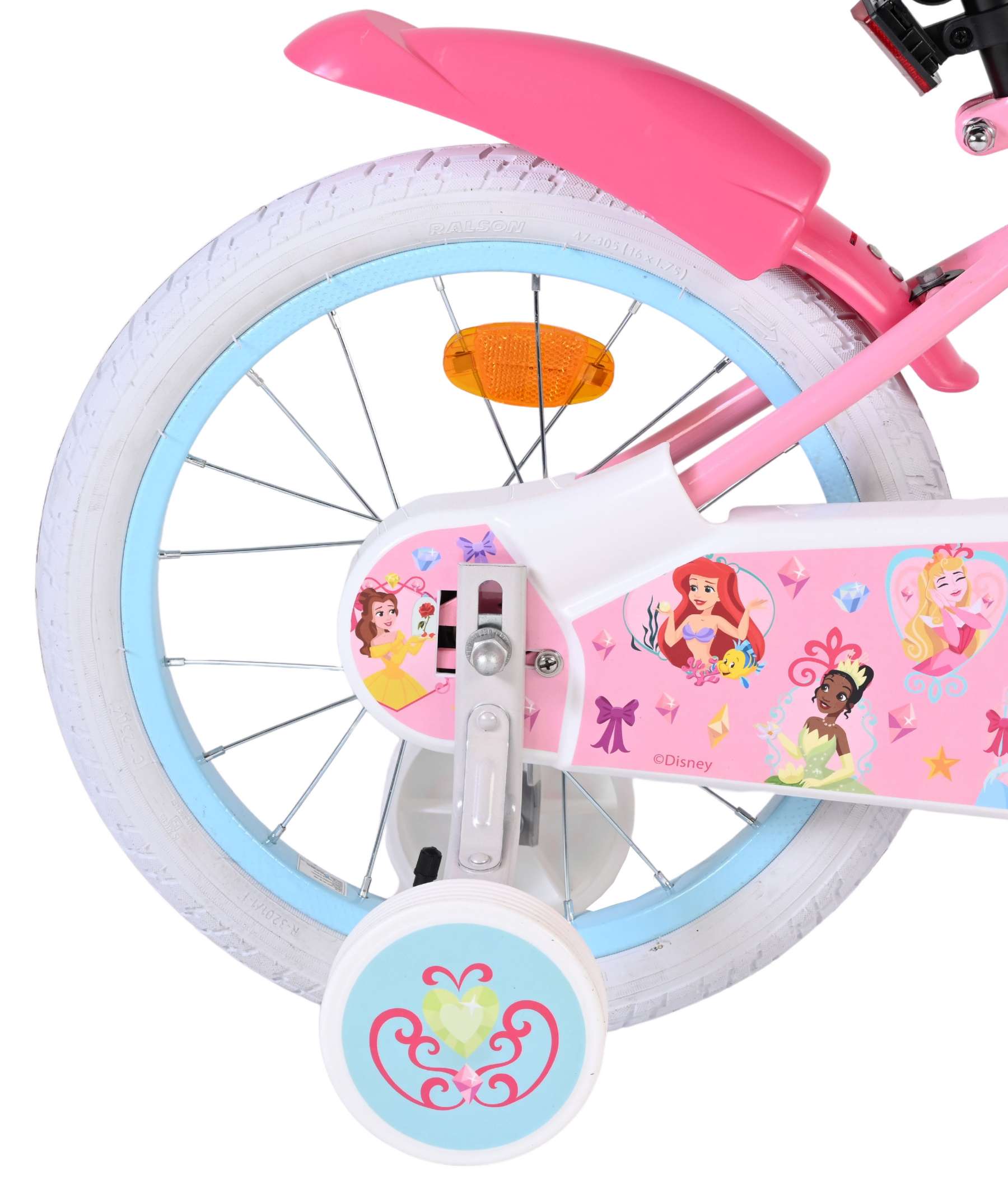 Disney Princess Kinderfiets - Meisjes - 16 inch - Roze 2 Disney Princess Kinderfiets - Meisjes - 16 inch - Roze - Afbeelding 2