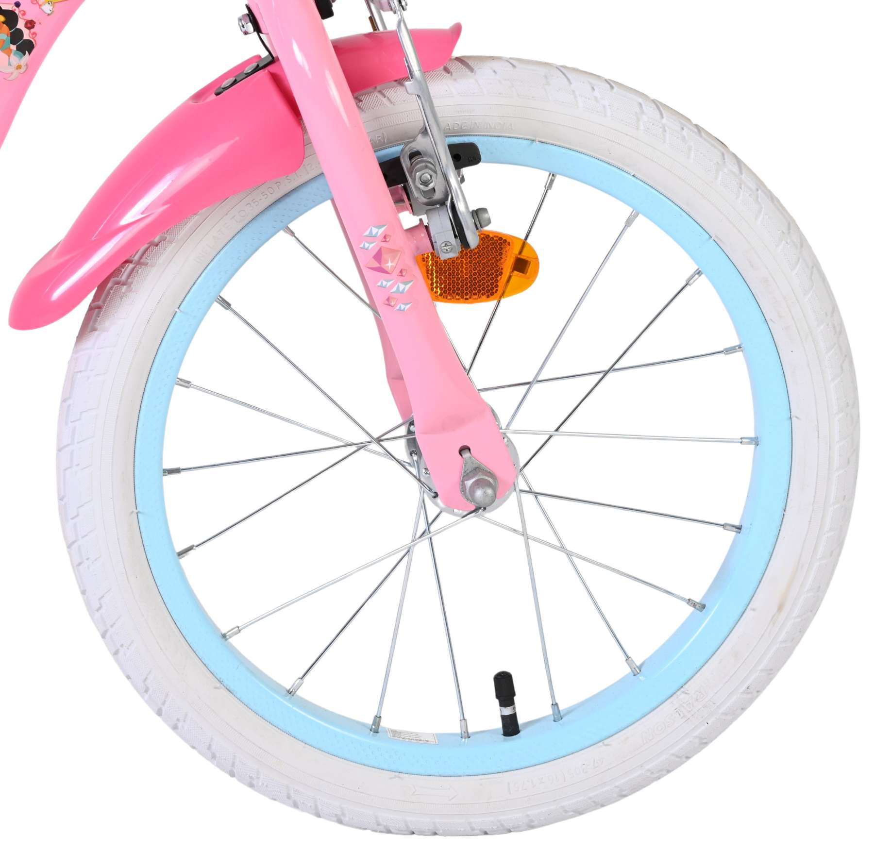Disney Princess Kinderfiets - Meisjes - 16 inch - Roze 3 Disney Princess Kinderfiets - Meisjes - 16 inch - Roze - Afbeelding 3