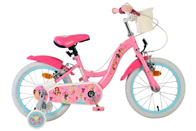 Disney Princess Kinderfiets - Meisjes - 16 inch - Roze - Twee Handremmen 1 Disney Princess Kinderfiets - Meisjes - 16 inch - Roze - Twee Handremmen