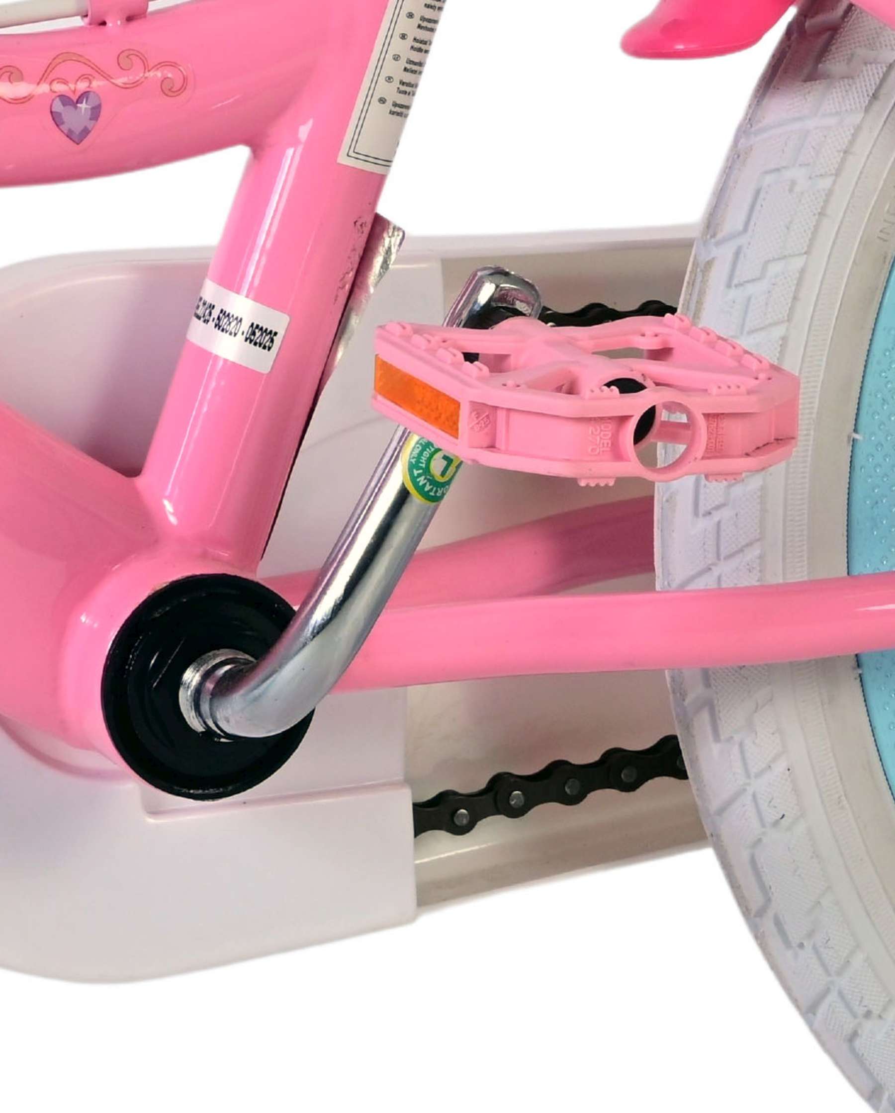 Disney Princess Kinderfiets - Meisjes - 16 inch - Roze - Twee Handremmen 9 Disney Princess Kinderfiets - Meisjes - 16 inch - Roze - Twee Handremmen - Afbeelding 9