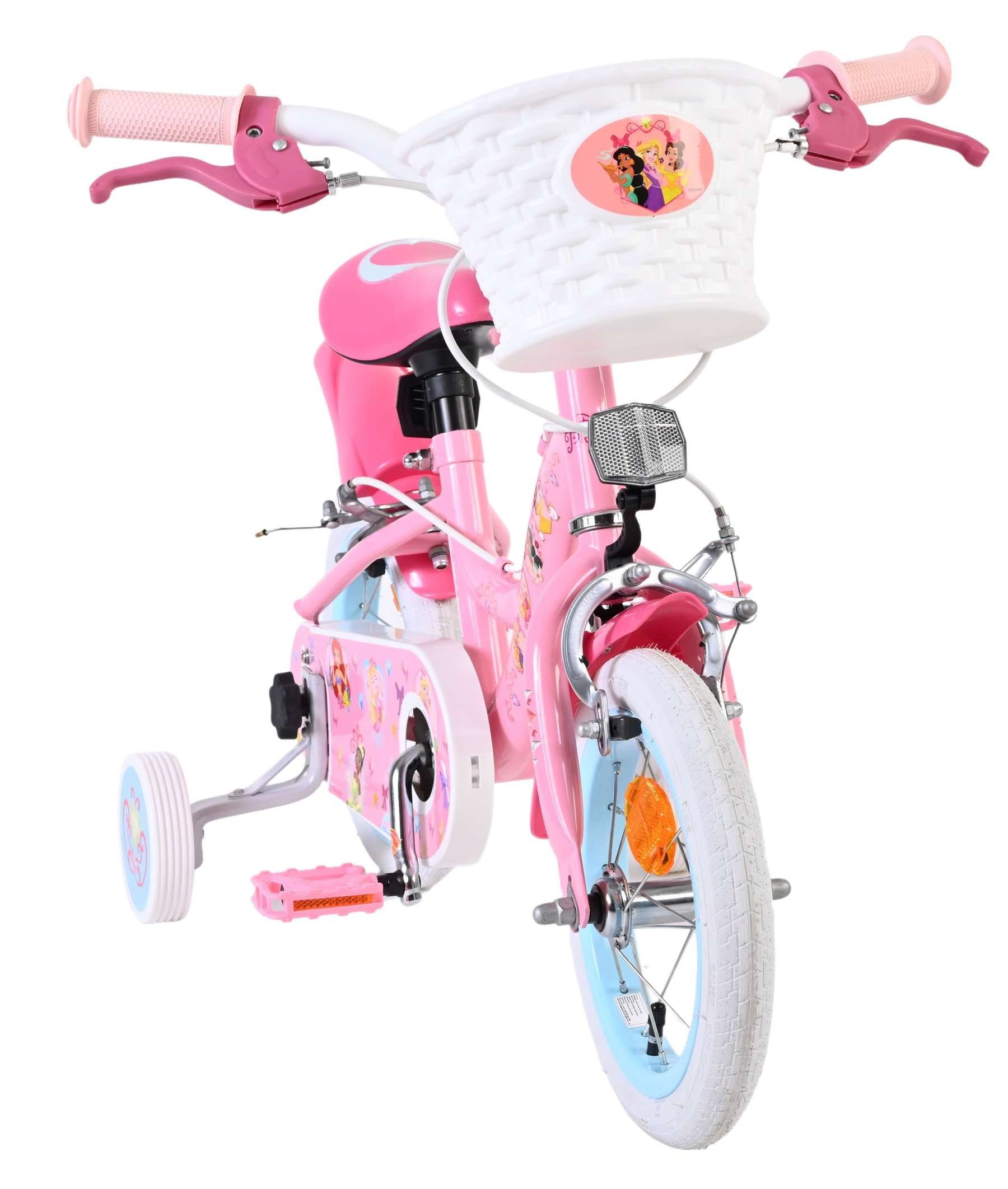 Disney Princess Kinderfiets - Meisjes - 12 inch - Roze - Twee Handremmen 5 Disney Princess Kinderfiets - Meisjes - 12 inch - Roze - Twee Handremmen - Afbeelding 5