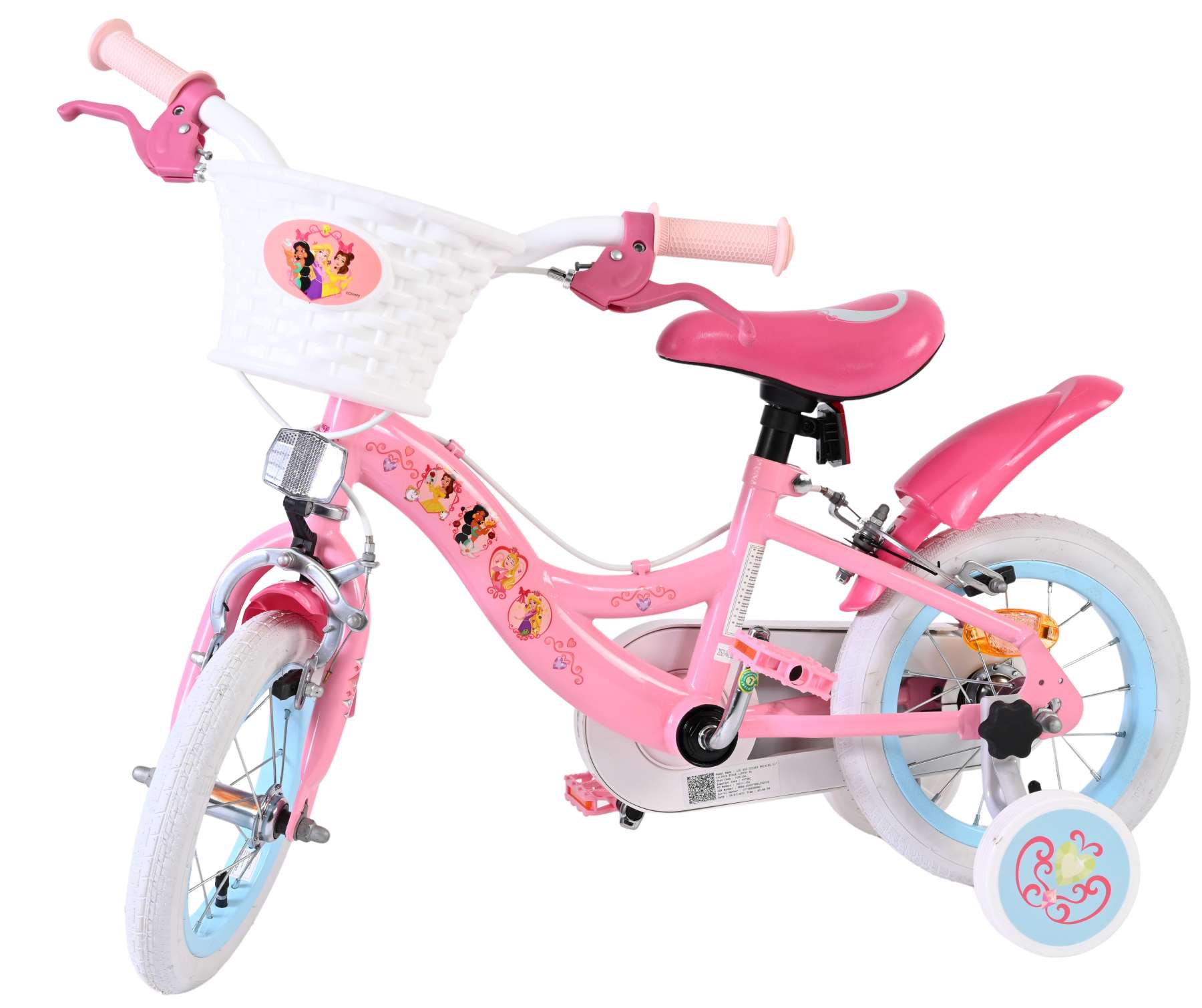 Disney Princess Kinderfiets - Meisjes - 12 inch - Roze - Twee Handremmen 8 Disney Princess Kinderfiets - Meisjes - 12 inch - Roze - Twee Handremmen - Afbeelding 8
