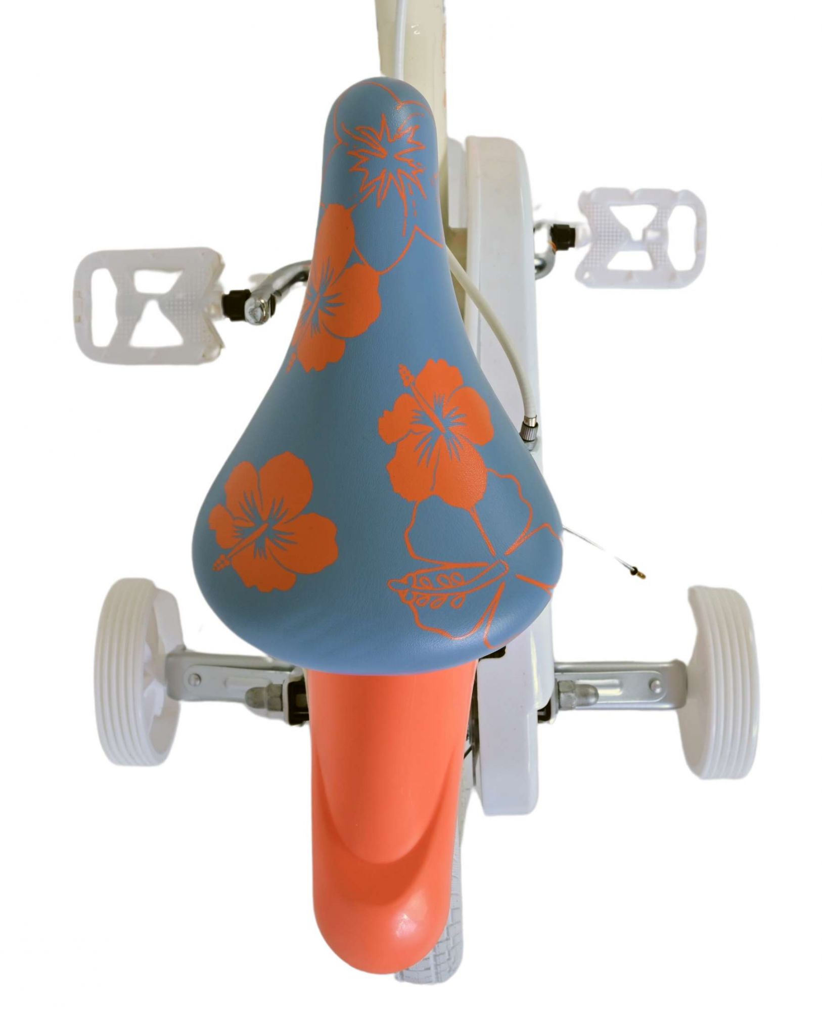 Disney Stitch Kinderfiets - Meisjes - 12 inch - Twee handremmen - Crème Koraal Blauw 8 Disney Stitch Kinderfiets - Meisjes - 12 inch - Twee handremmen - Crème Koraal Blauw - Afbeelding 8