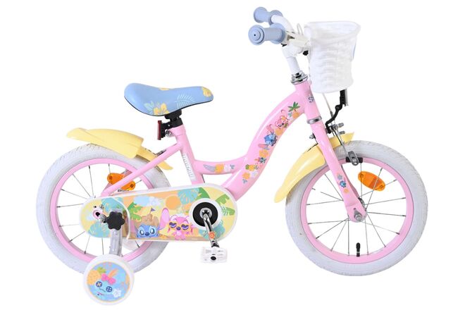 Disney Stitch Kinderfiets - Meisjes - 14 inch - Roze 1 Disney Stitch Kinderfiets - Meisjes - 14 inch - Roze