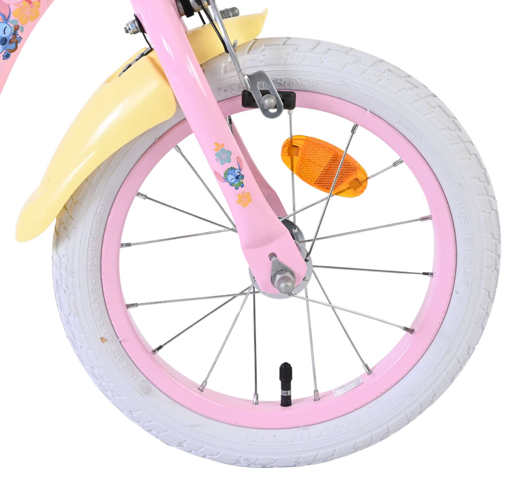 Disney Stitch Kinderfiets - Meisjes - 14 inch - Roze 3 Disney Stitch Kinderfiets - Meisjes - 14 inch - Roze - Afbeelding 3