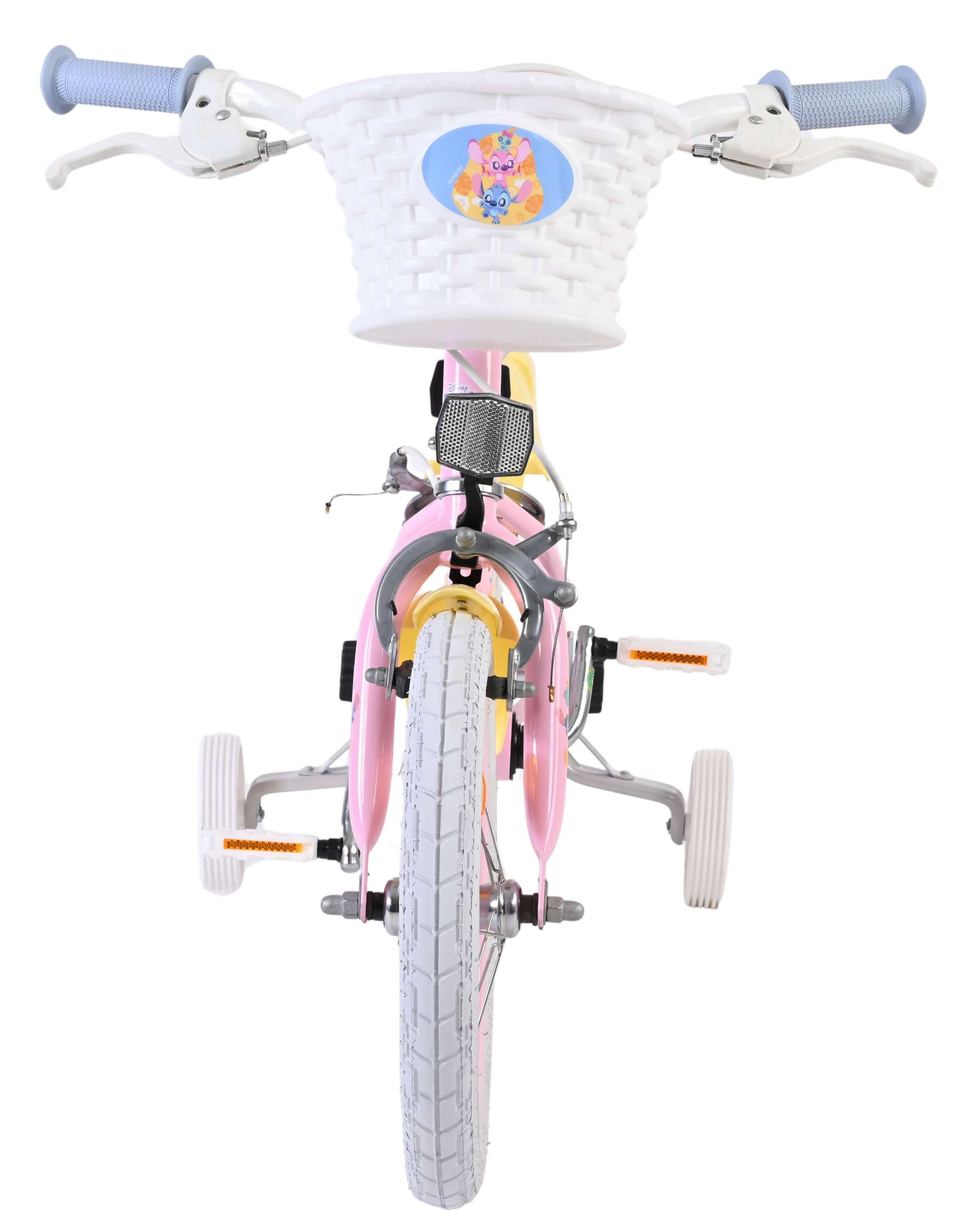 Disney Stitch Kinderfiets - Meisjes - 14 inch - Roze - Twee handremmen 6 Disney Stitch Kinderfiets - Meisjes - 14 inch - Roze - Twee handremmen - Afbeelding 6