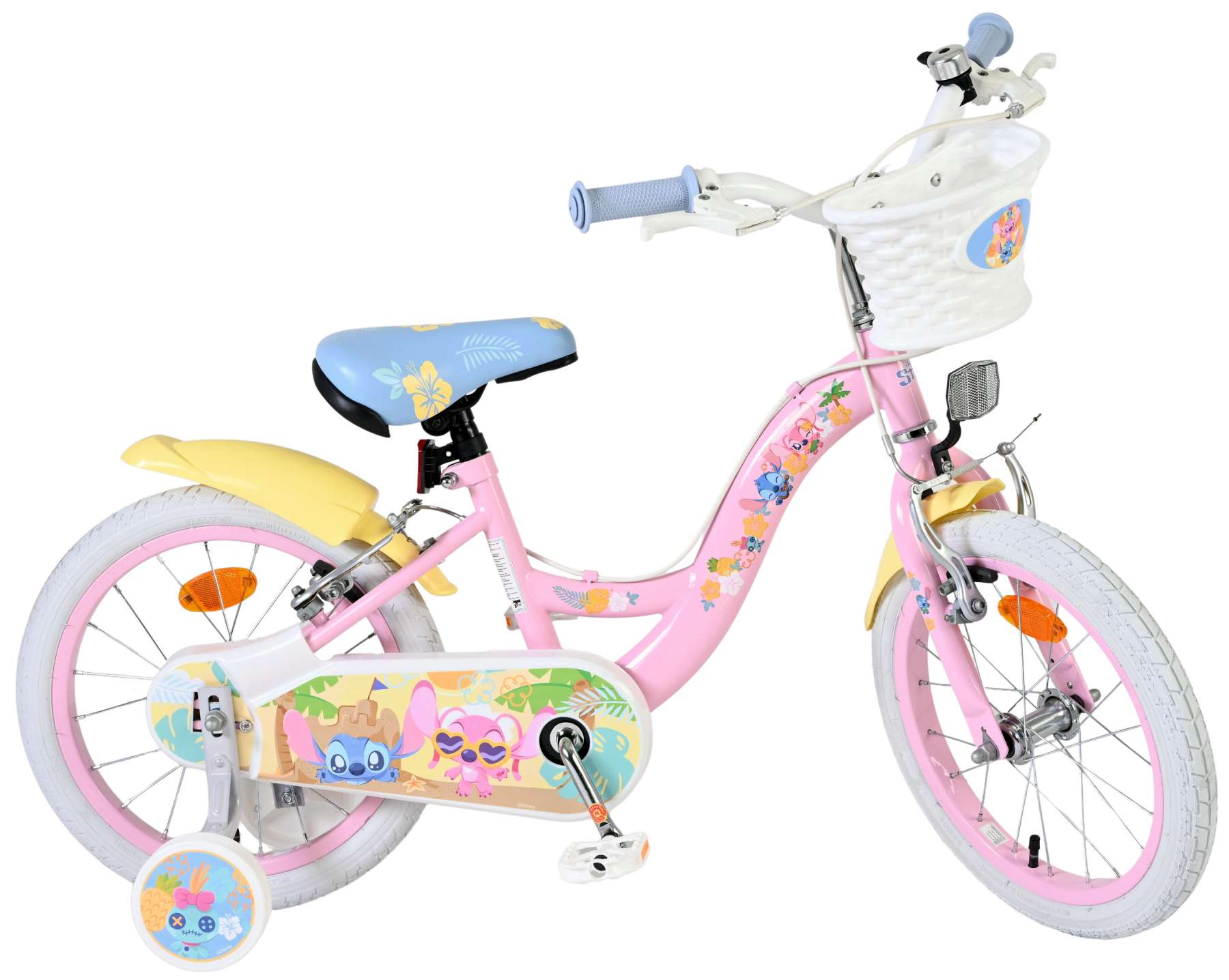 Disney Stitch Kinderfiets - Meisjes - 16 inch - Roze - Twee handremmen 10 Disney Stitch Kinderfiets - Meisjes - 16 inch - Roze - Twee handremmen - Afbeelding 10