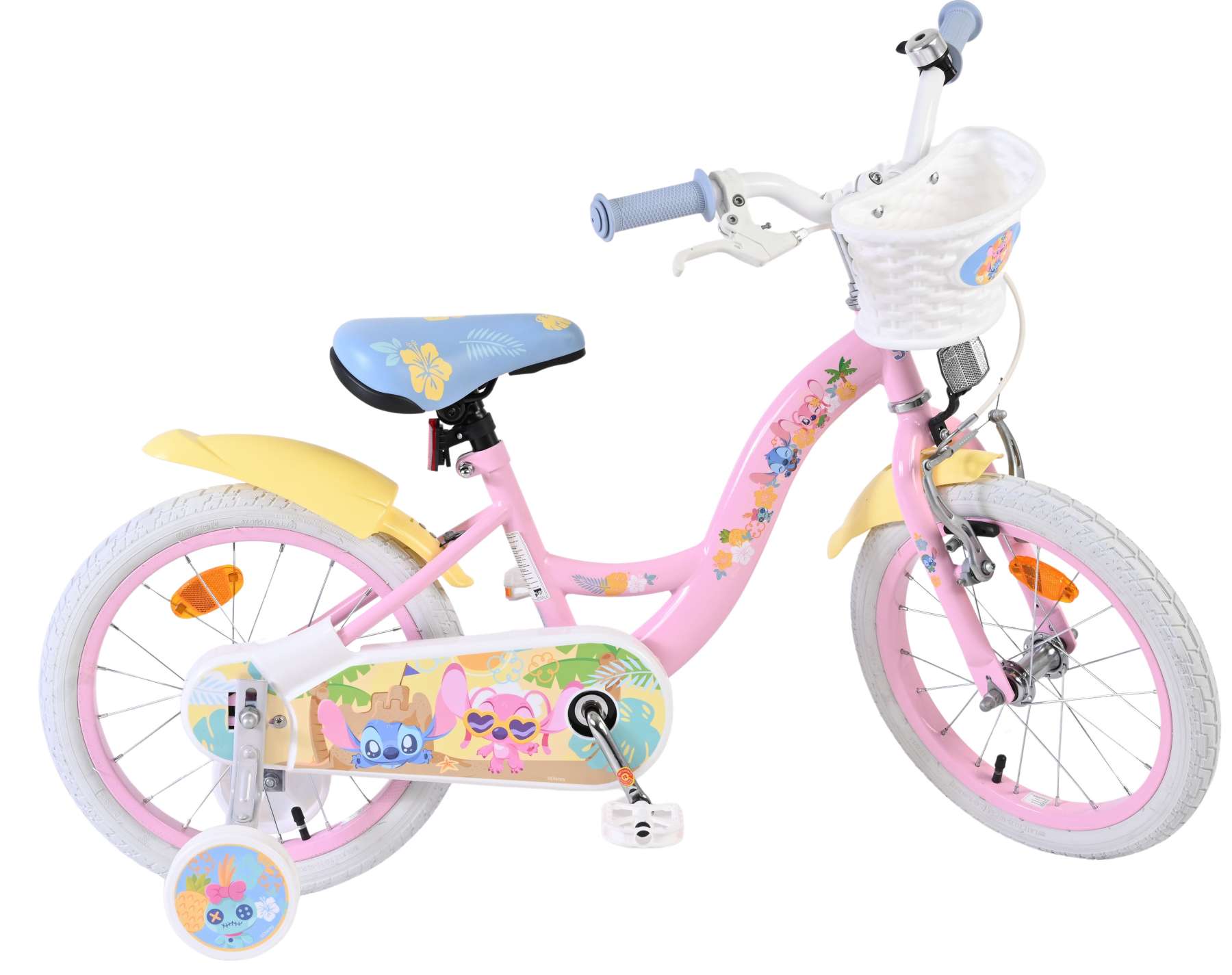 Disney Stitch Kinderfiets - Meisjes - 16 inch - Roze 10 Disney Stitch Kinderfiets - Meisjes - 16 inch - Roze - Afbeelding 10