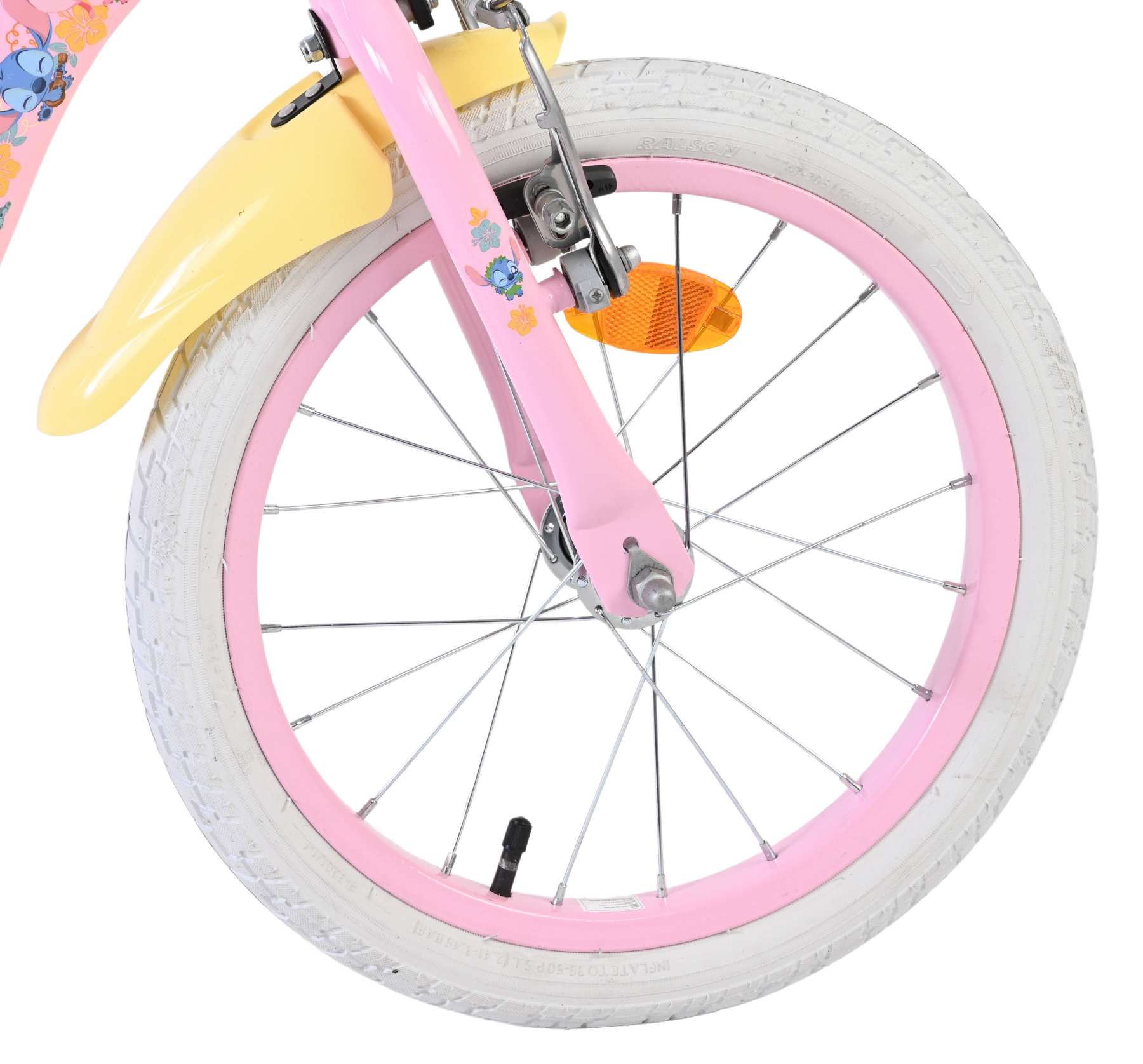 Disney Stitch Kinderfiets - Meisjes - 16 inch - Roze 3 Disney Stitch Kinderfiets - Meisjes - 16 inch - Roze - Afbeelding 3