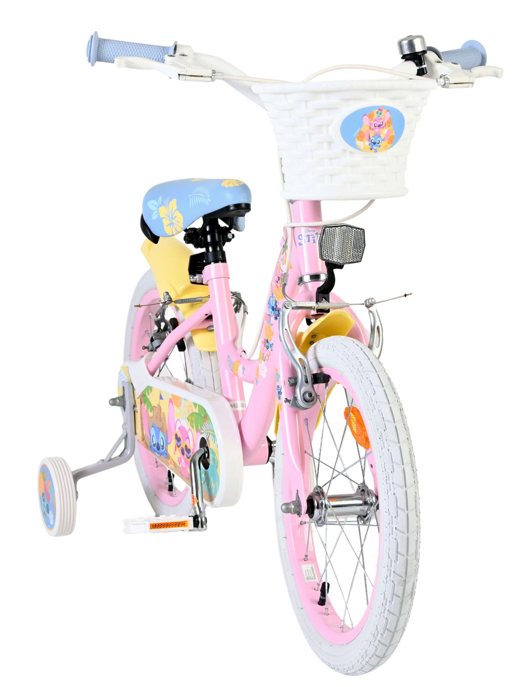 Disney Stitch Kinderfiets - Meisjes - 16 inch - Roze - Twee handremmen 5 Disney Stitch Kinderfiets - Meisjes - 16 inch - Roze - Twee handremmen - Afbeelding 5