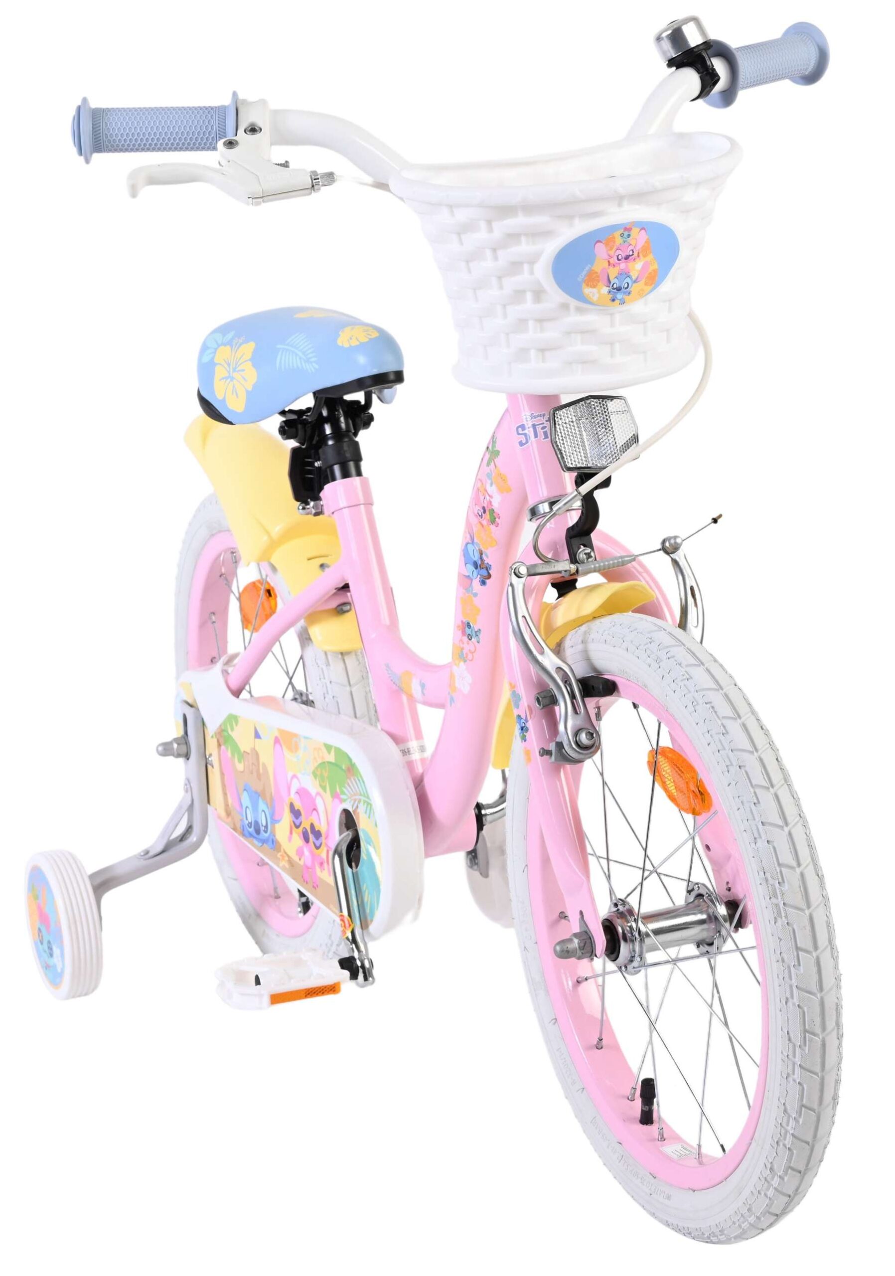 Disney Stitch Kinderfiets - Meisjes - 16 inch - Roze 5 Disney Stitch Kinderfiets - Meisjes - 16 inch - Roze - Afbeelding 5