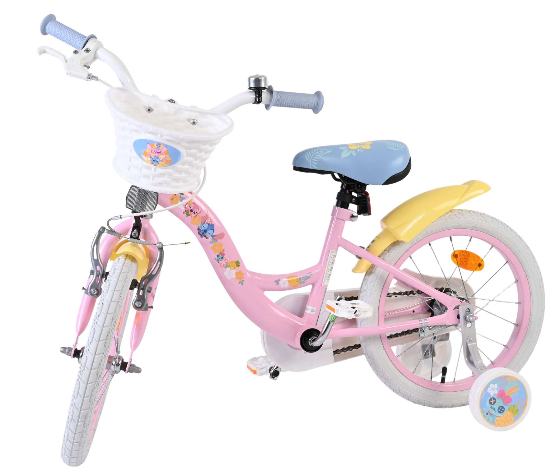 Disney Stitch Kinderfiets - Meisjes - 16 inch - Roze 8 Disney Stitch Kinderfiets - Meisjes - 16 inch - Roze - Afbeelding 8