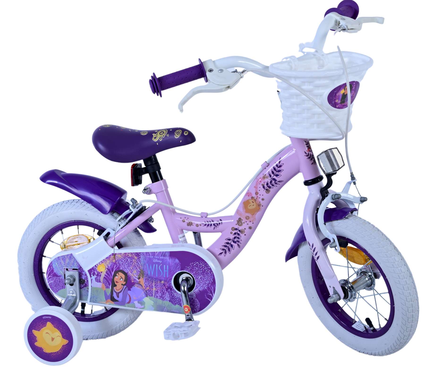 Disney Wish Kinderfiets - Meisjes - 12 inch - Paars - Twee Handremmen 10 Disney Wish Kinderfiets - Meisjes - 12 inch - Paars - Twee Handremmen - Afbeelding 10