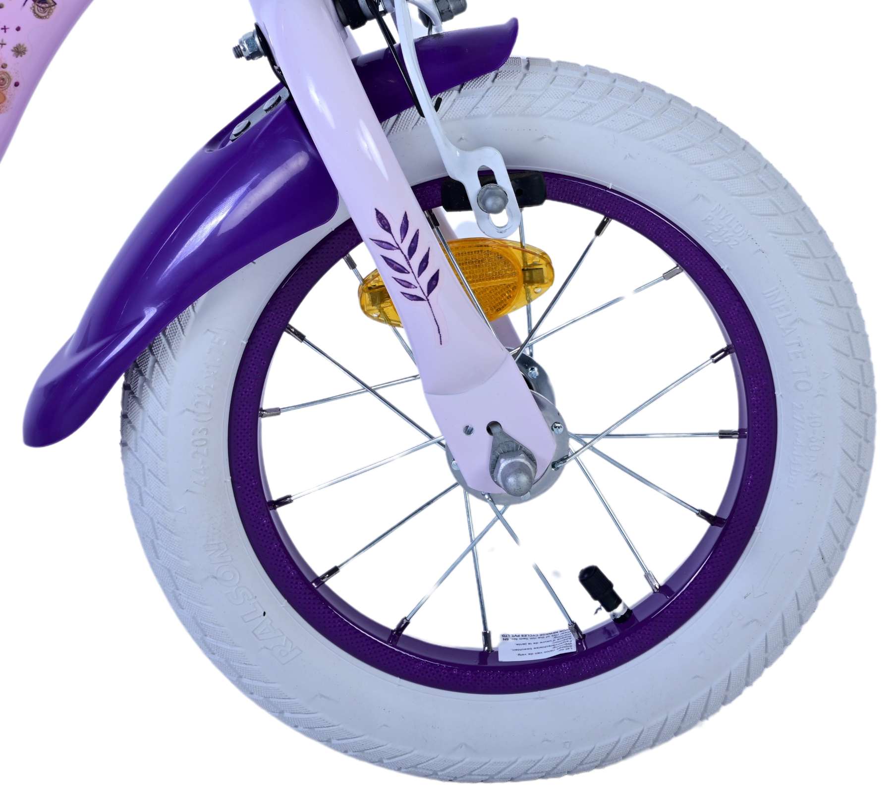 Disney Wish Kinderfiets - Meisjes - 12 inch - Paars - Twee Handremmen 3 Disney Wish Kinderfiets - Meisjes - 12 inch - Paars - Twee Handremmen - Afbeelding 3