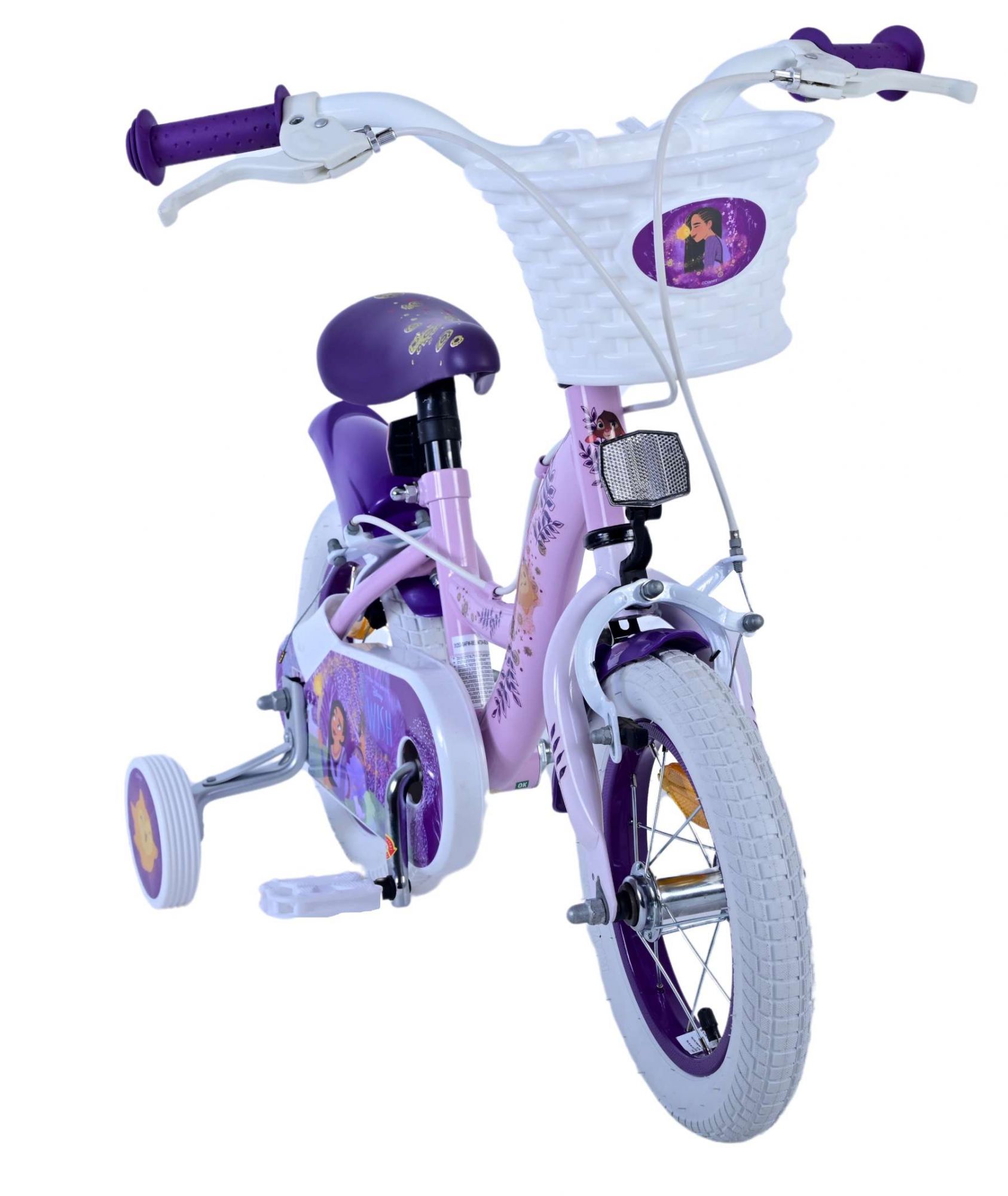 Disney Wish Kinderfiets - Meisjes - 12 inch - Paars - Twee Handremmen 5 Disney Wish Kinderfiets - Meisjes - 12 inch - Paars - Twee Handremmen - Afbeelding 5