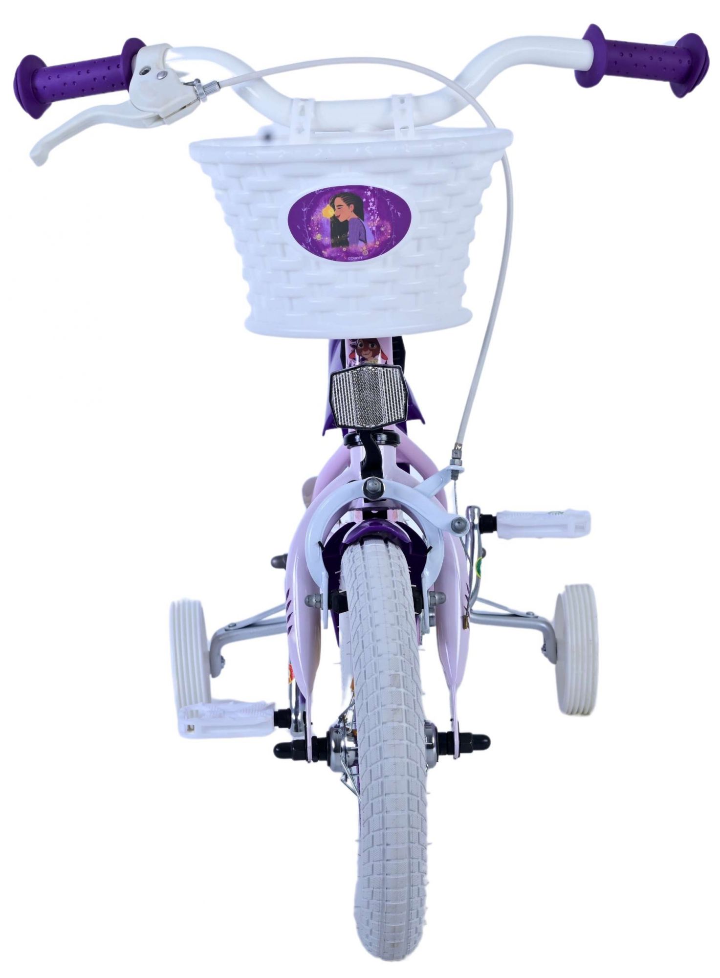 Disney Wish Kinderfiets - Meisjes - 12 inch - Paars 6 Disney Wish Kinderfiets - Meisjes - 12 inch - Paars - Afbeelding 6