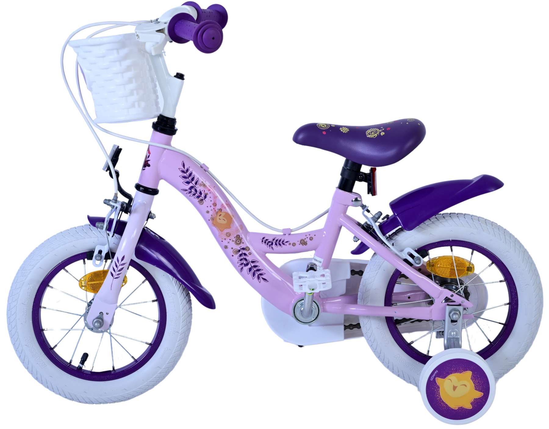 Disney Wish Kinderfiets - Meisjes - 12 inch - Paars - Twee Handremmen 7 Disney Wish Kinderfiets - Meisjes - 12 inch - Paars - Twee Handremmen - Afbeelding 7