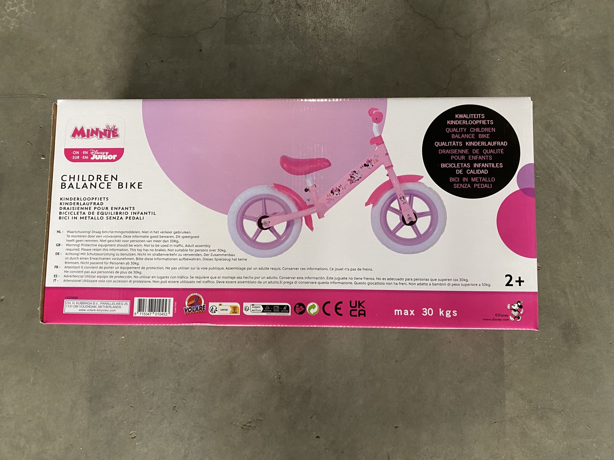 Disney Minnie loopfiets metaal 8 Disney Minnie loopfiets metaal - Afbeelding 8