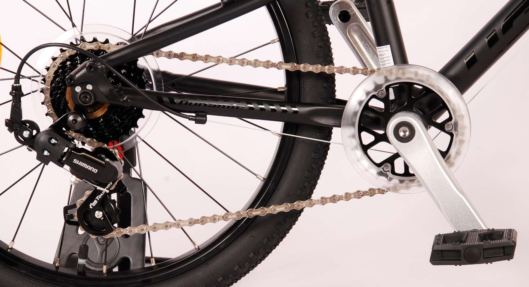 Volare Dynamic Kinderfiets - Jongens - 20 inch - Mat Zwart - 7 Versnellingen - Prime Collection 6 Volare Dynamic Kinderfiets - Jongens - 20 inch - Mat Zwart - 7 Versnellingen - Prime Collection - Afbeelding 6