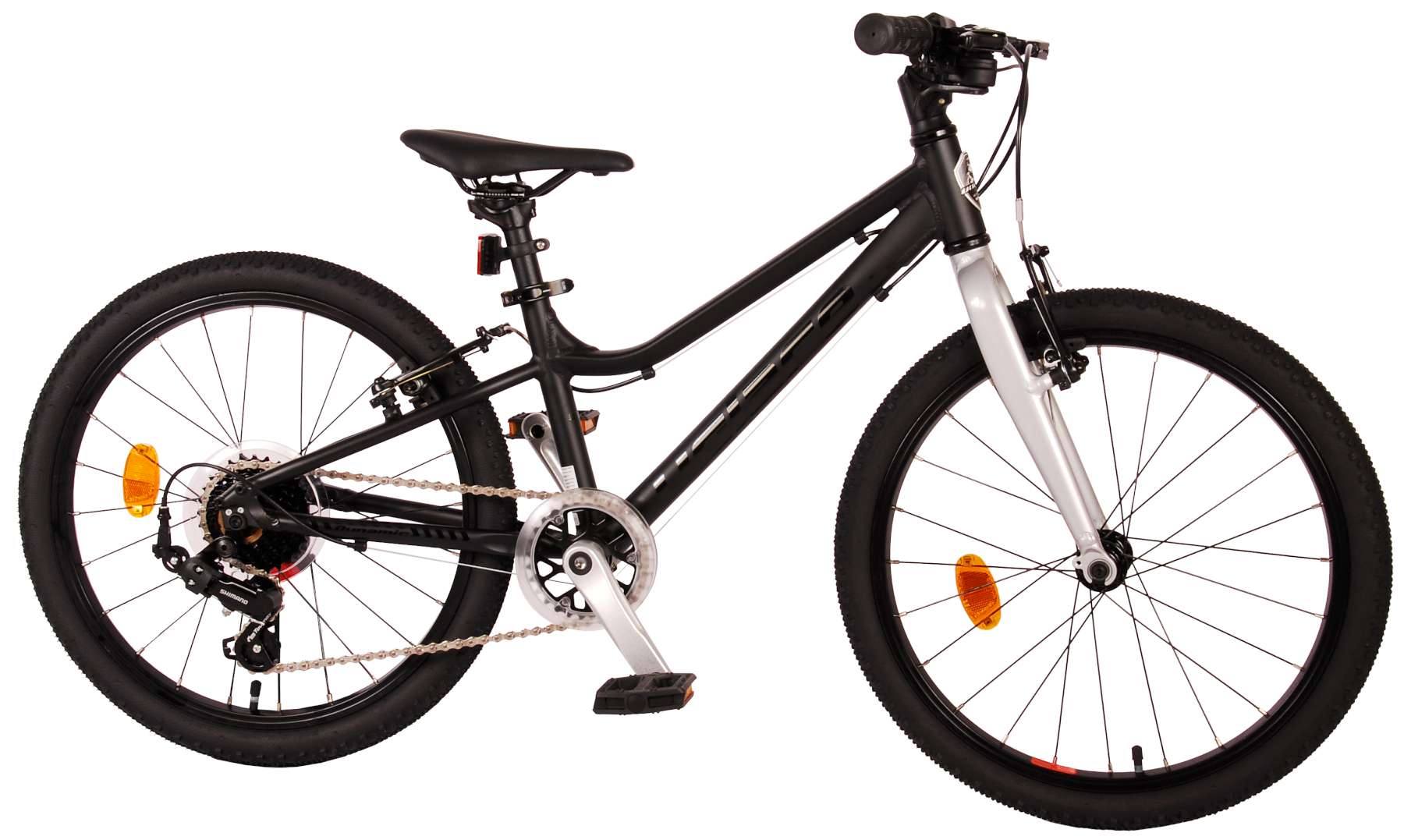 Volare Dynamic Kinderfiets - Jongens - 20 inch - Mat Zwart - 7 Versnellingen - Prime Collection 3 Volare Dynamic Kinderfiets - Jongens - 20 inch - Mat Zwart - 7 Versnellingen - Prime Collection - Afbeelding 3