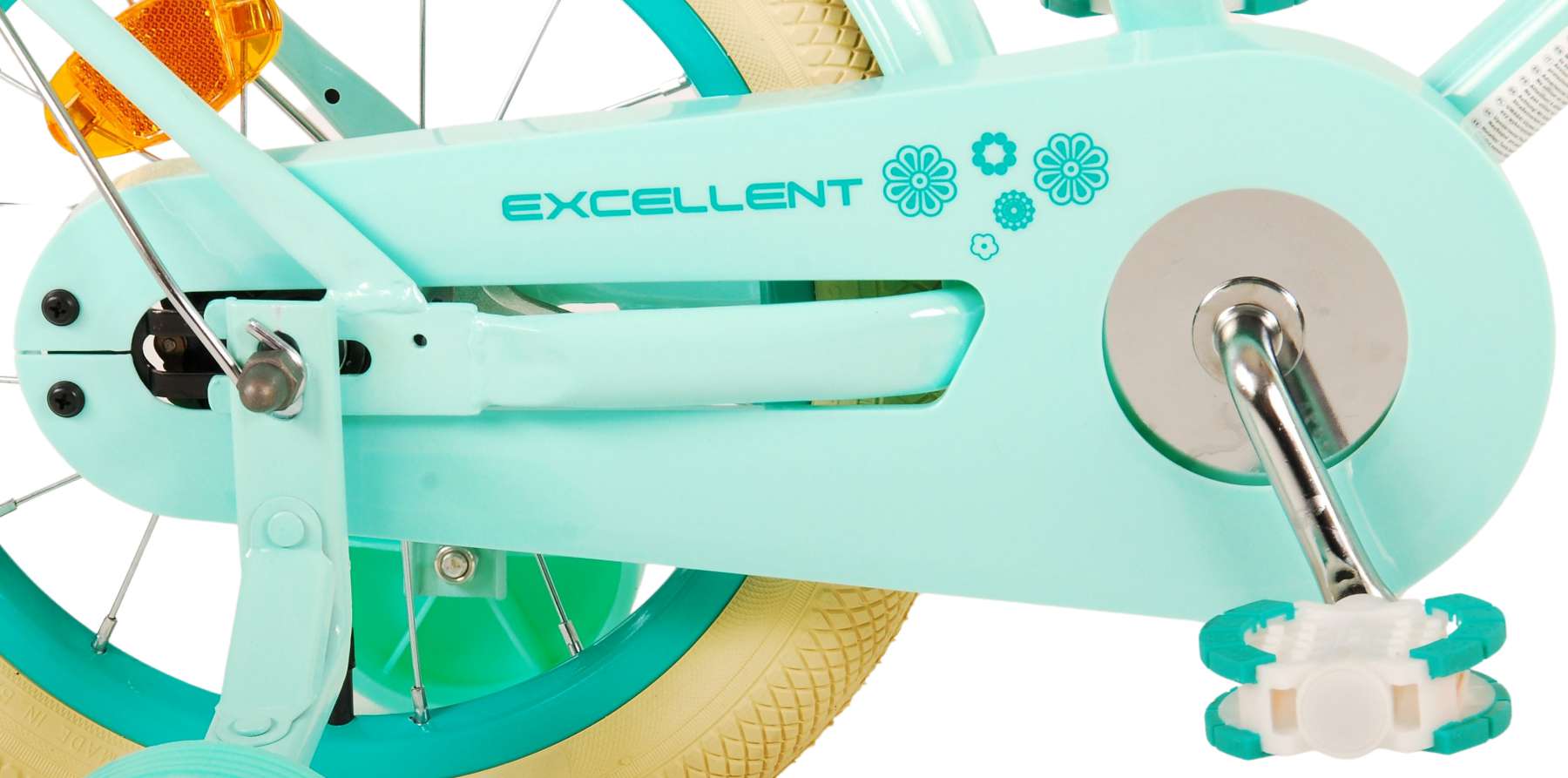 Volare Excellent Kinderfiets - Meisjes - 14 inch - Groen 6 Volare Excellent Kinderfiets - Meisjes - 14 inch - Groen - Afbeelding 6
