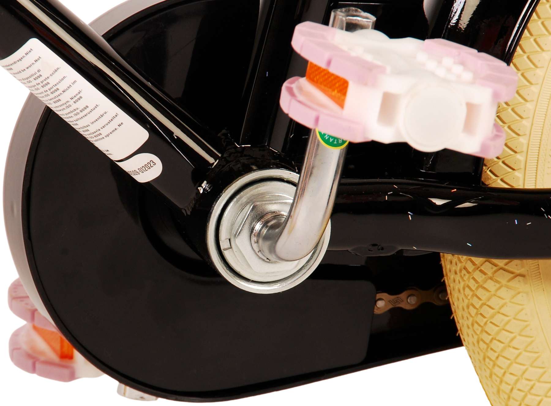 Volare Excellent Kinderfiets - Meisjes - 14 inch - Zwart 15 Volare Excellent Kinderfiets - Meisjes - 14 inch - Zwart - Afbeelding 15