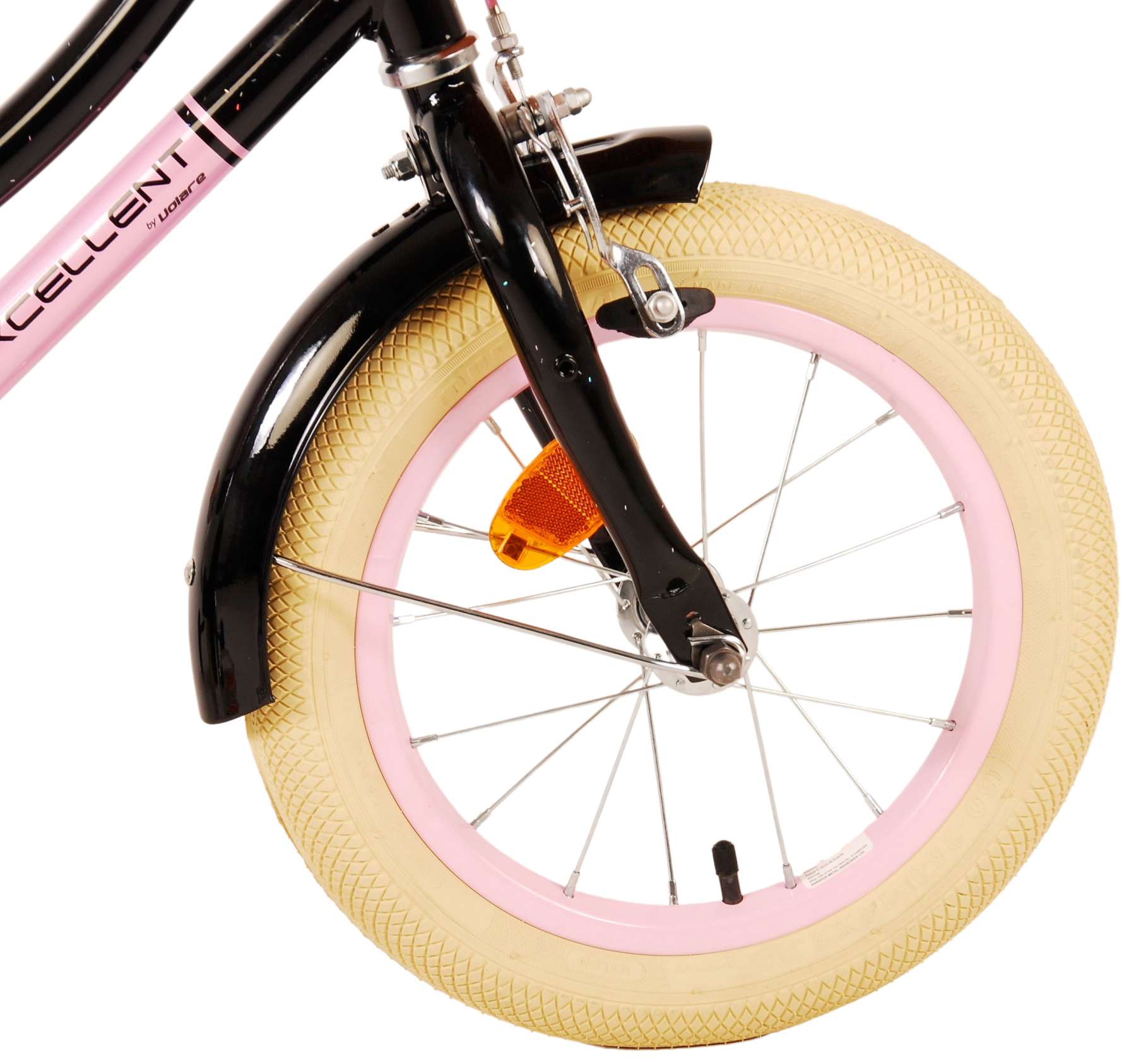 Volare Excellent Kinderfiets - Meisjes - 14 inch - Zwart 5 Volare Excellent Kinderfiets - Meisjes - 14 inch - Zwart - Afbeelding 5