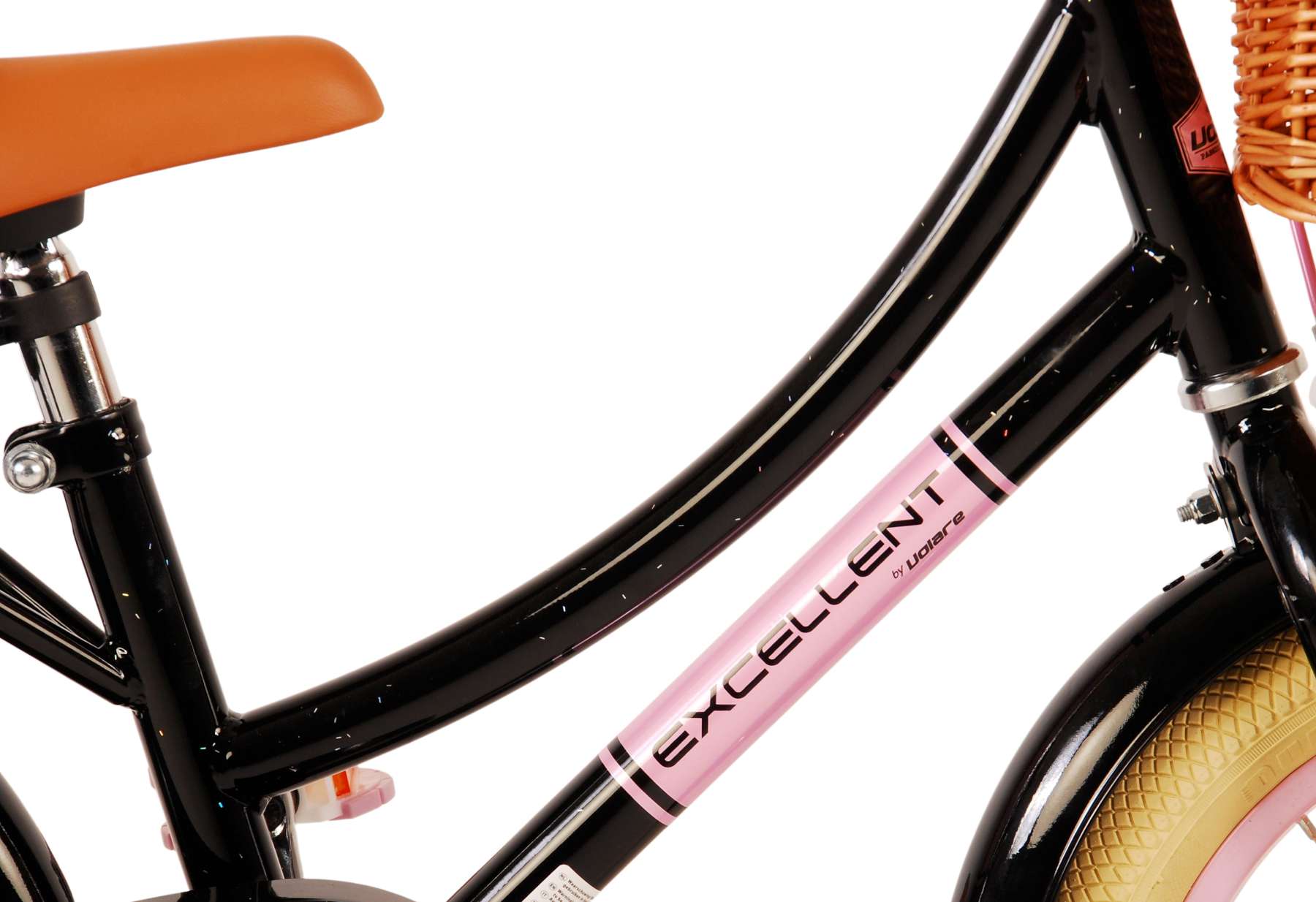 Volare Excellent Kinderfiets - Meisjes - 14 inch - Zwart 7 Volare Excellent Kinderfiets - Meisjes - 14 inch - Zwart - Afbeelding 7