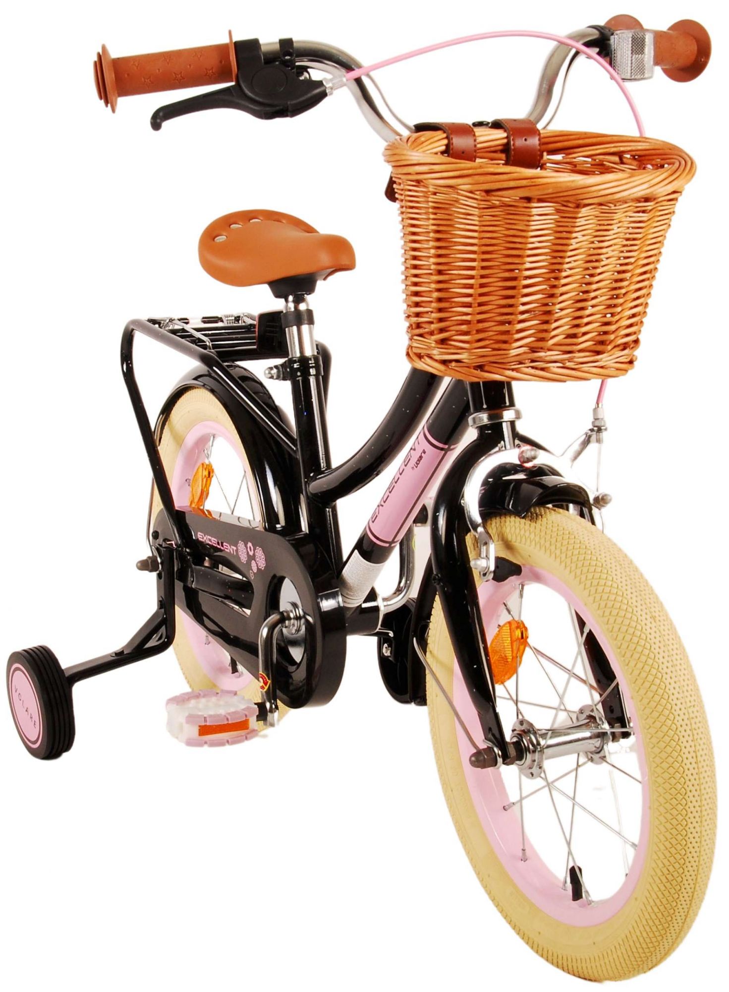 Volare Excellent Kinderfiets - Meisjes - 14 inch - Zwart 10 Volare Excellent Kinderfiets - Meisjes - 14 inch - Zwart - Afbeelding 10