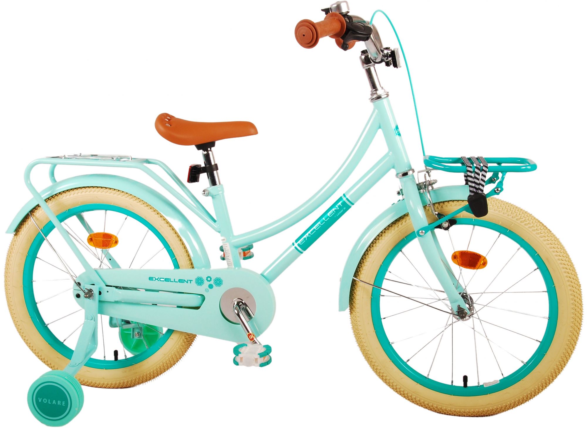 Volare Excellent Kinderfiets - Meisjes - 18 inch - Groen - 95% afgemonteerd 3 Volare Excellent Kinderfiets - Meisjes - 18 inch - Groen - 95% afgemonteerd - Afbeelding 3