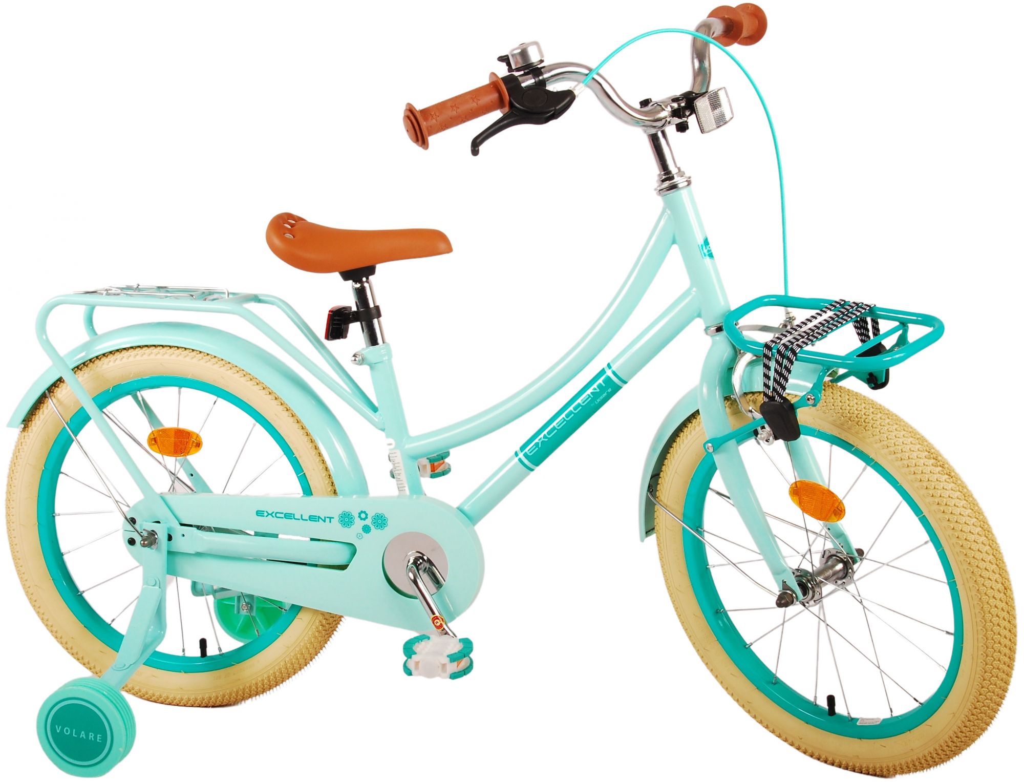Volare Excellent Kinderfiets - Meisjes - 18 inch - Groen - 95% afgemonteerd 2 Volare Excellent Kinderfiets - Meisjes - 18 inch - Groen - 95% afgemonteerd - Afbeelding 2