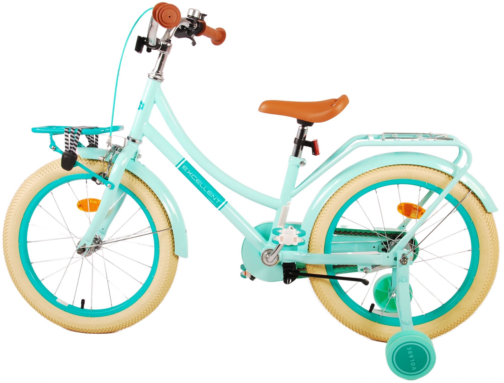 Volare Excellent Kinderfiets - Meisjes - 18 inch - Groen - 95% afgemonteerd 13 Volare Excellent Kinderfiets - Meisjes - 18 inch - Groen - 95% afgemonteerd - Afbeelding 13