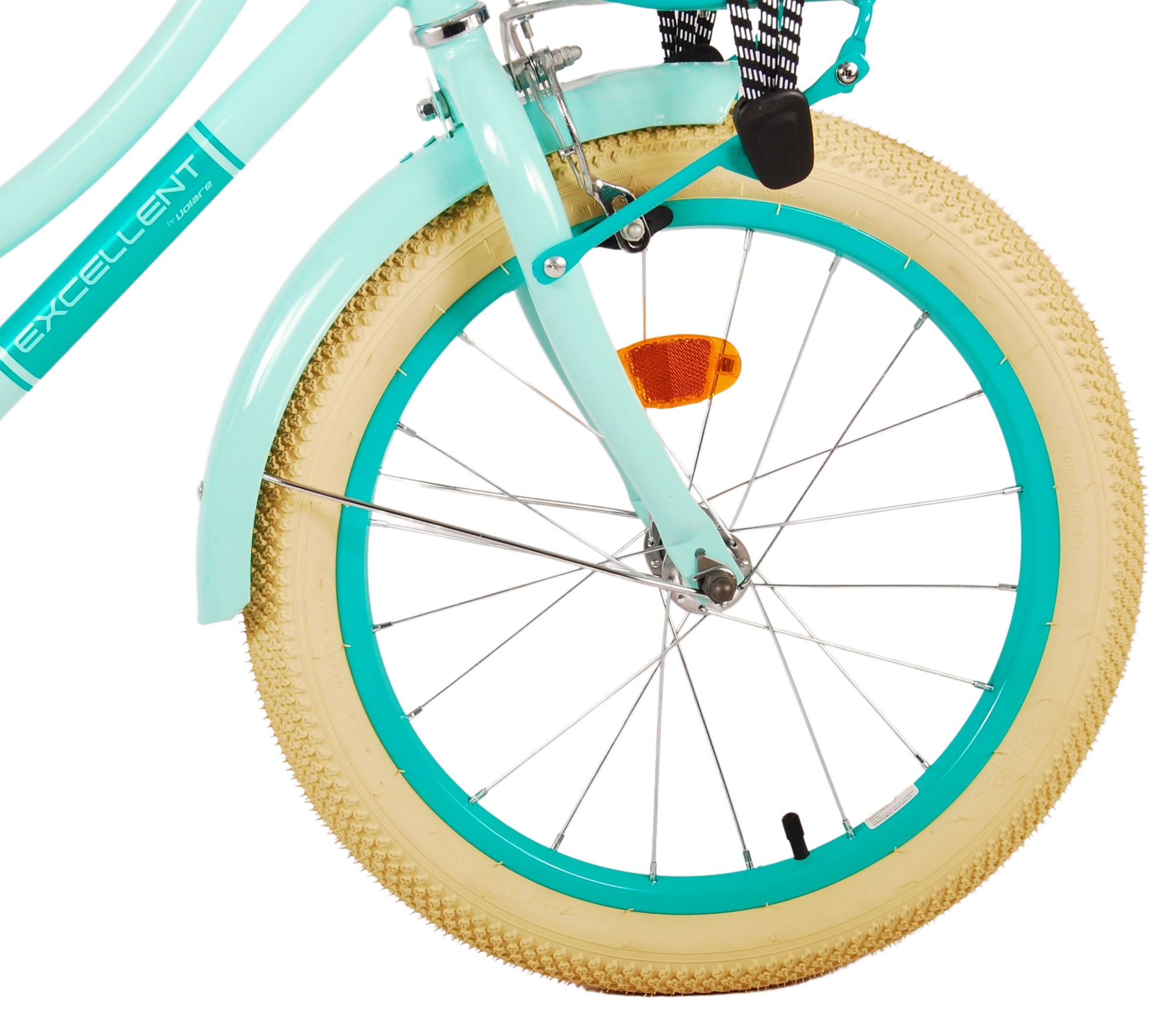 Volare Excellent Kinderfiets - Meisjes - 18 inch - Groen - 95% afgemonteerd 5 Volare Excellent Kinderfiets - Meisjes - 18 inch - Groen - 95% afgemonteerd - Afbeelding 5